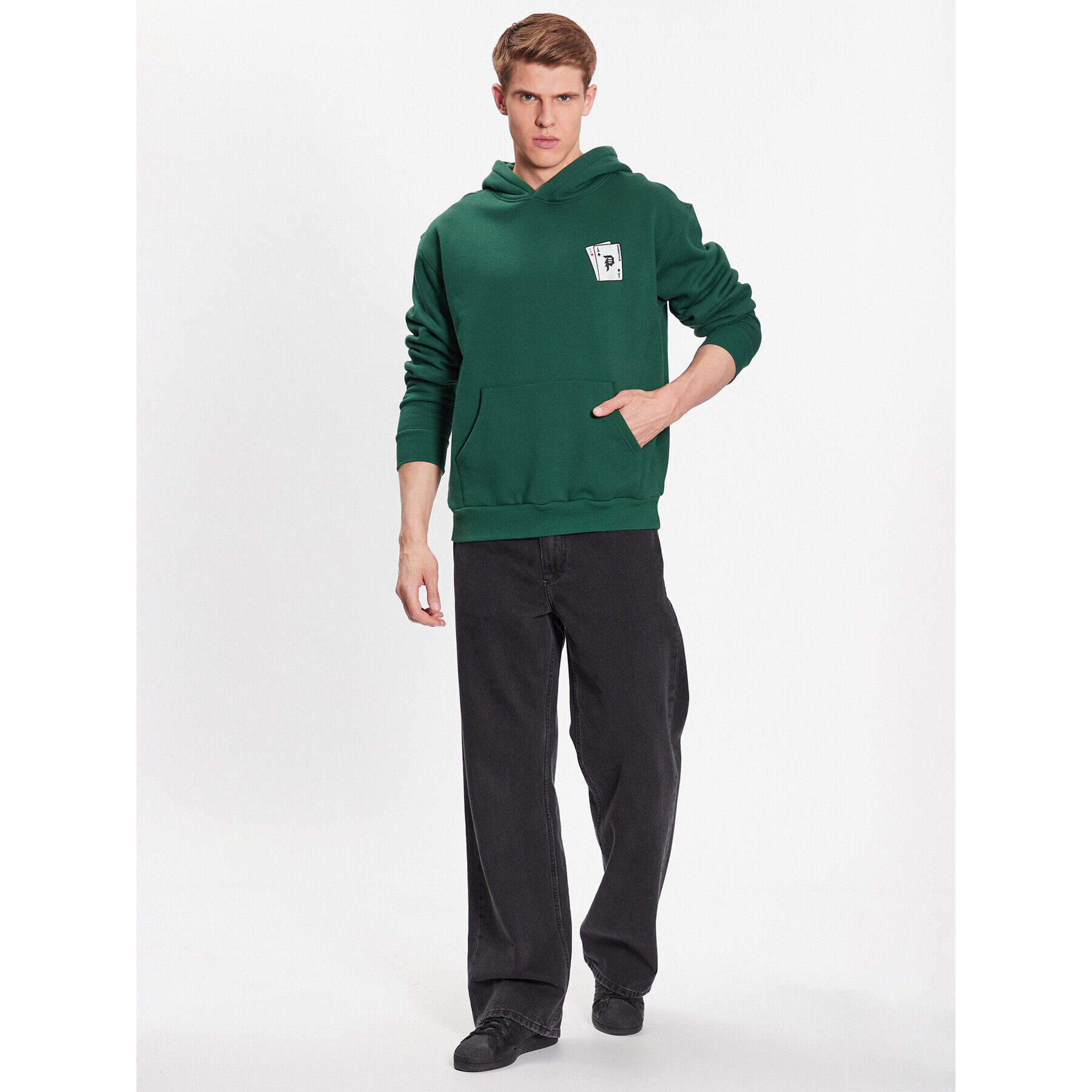 Primitive Bluză Double Down PA123203 Verde Regular Fit - Pled.ro