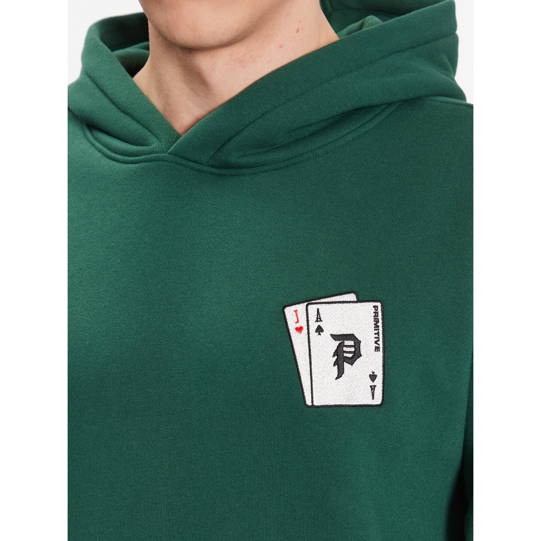 Primitive Bluză Double Down PA123203 Verde Regular Fit - Pled.ro