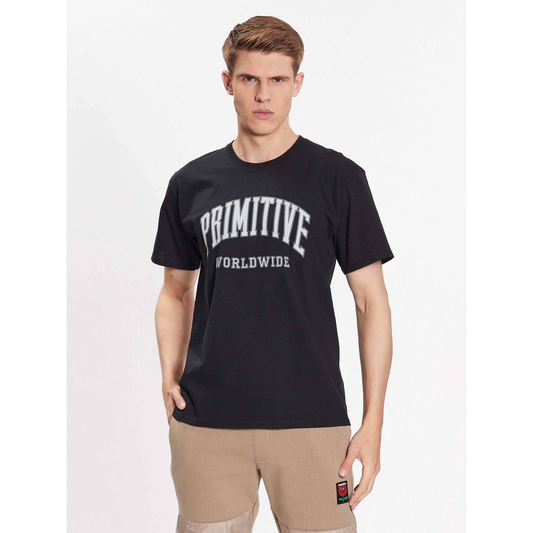 Primitive Tricou Collegiate Worldwide PAPSP2312 Negru Regular Fit - Pled.ro