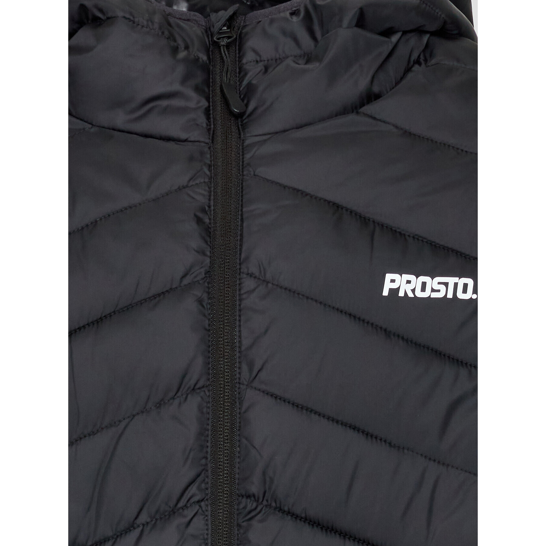 PROSTO. Geacă din puf KLASYK Ultralight 1071 Negru Regular Fit - Pled.ro