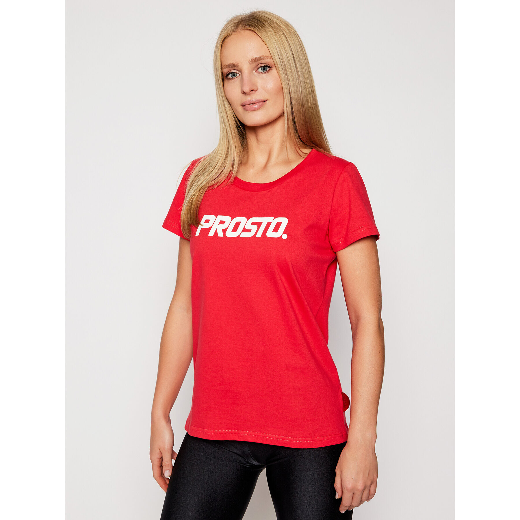 PROSTO. Tricou KLASYK Classic 9261 Roșu Regular Fit - Pled.ro