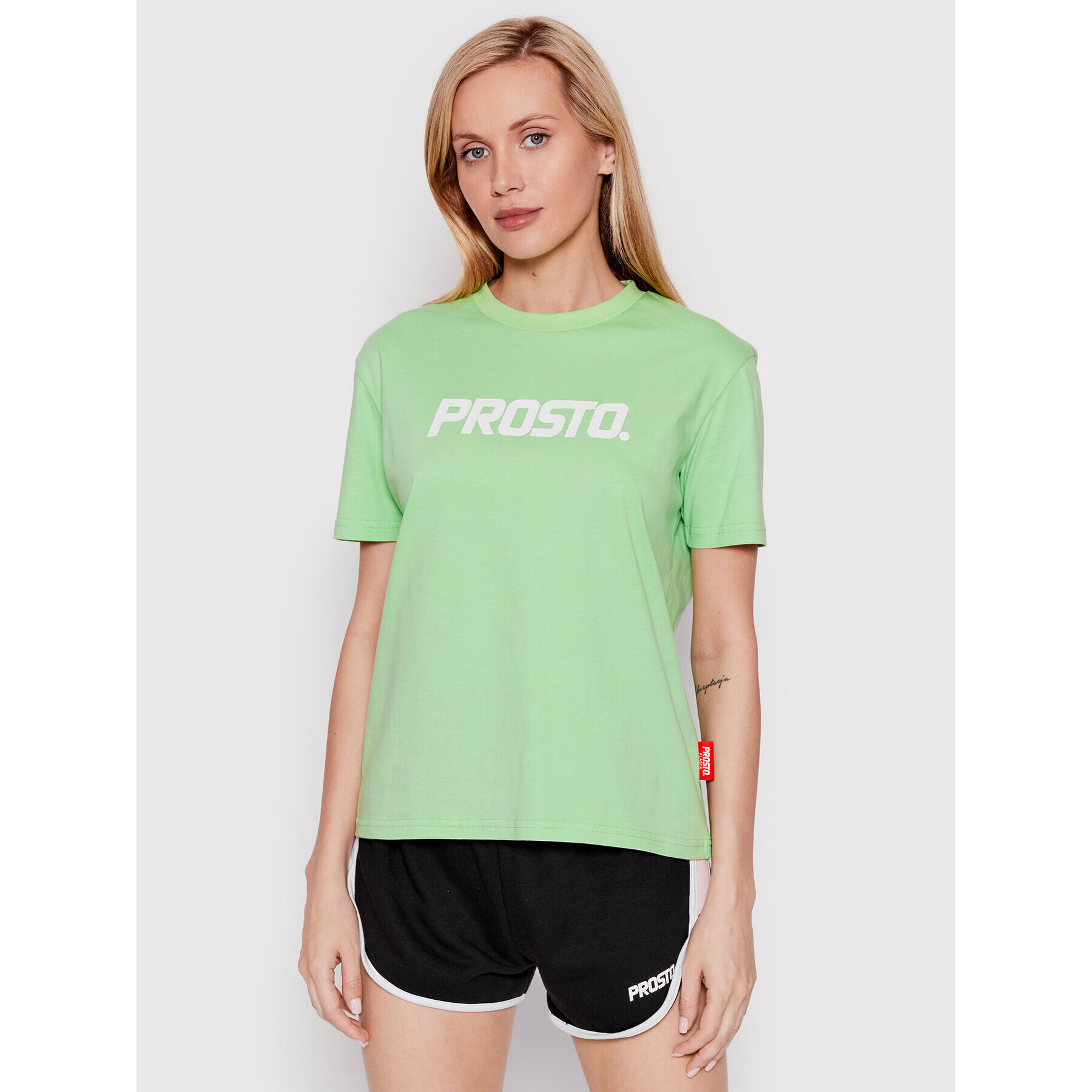 PROSTO. Tricou KLASYK Clazzy 1011 Verde Regular Fit - Pled.ro