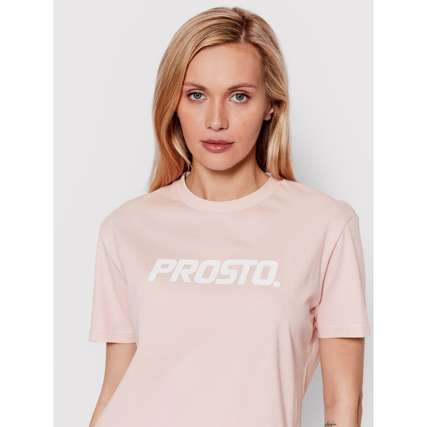 PROSTO. Tricou KLASYK Clazzy 1012 Roz Regular Fit - Pled.ro