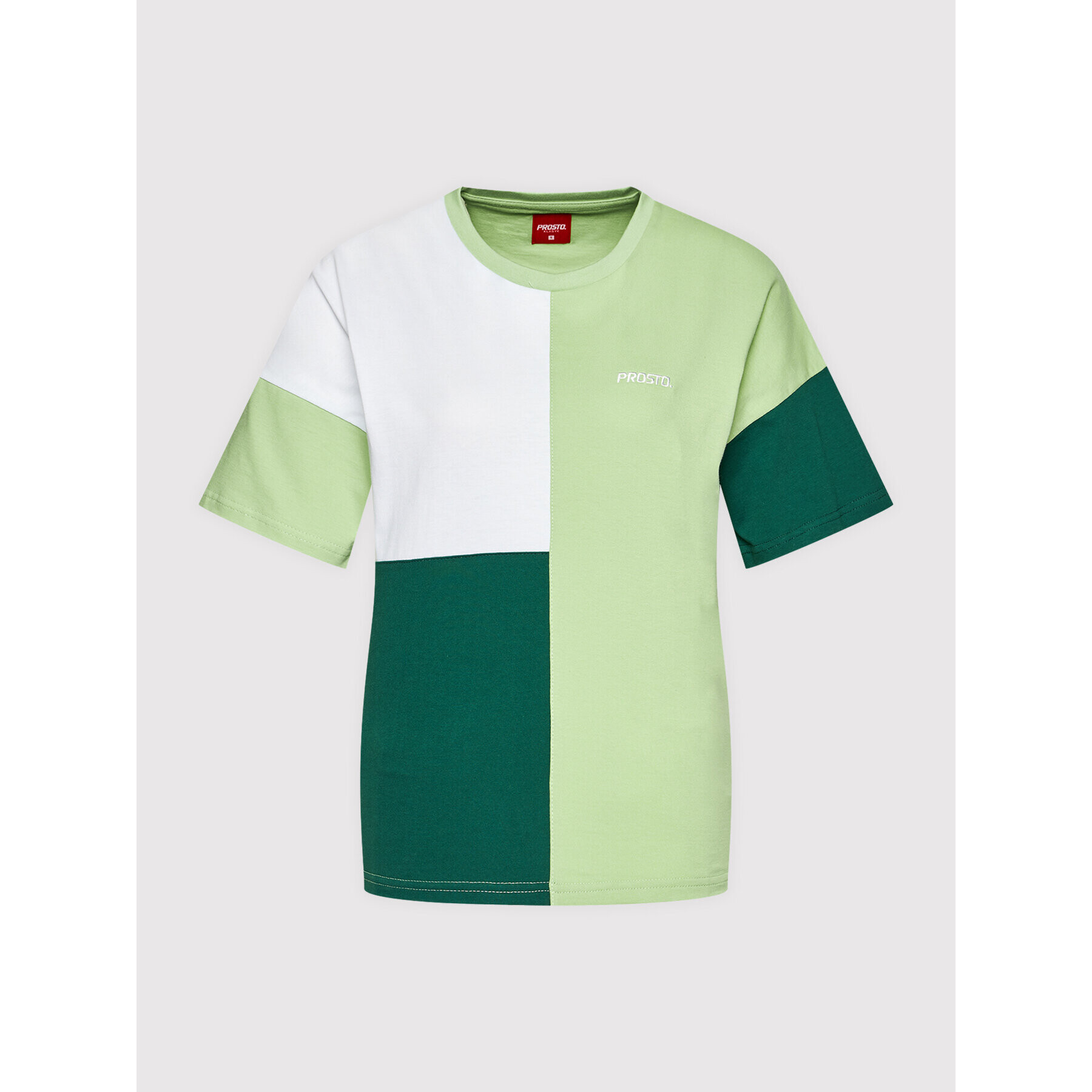 PROSTO. Tricou KLASYK Mousse 1062 Verde Regular Fit - Pled.ro