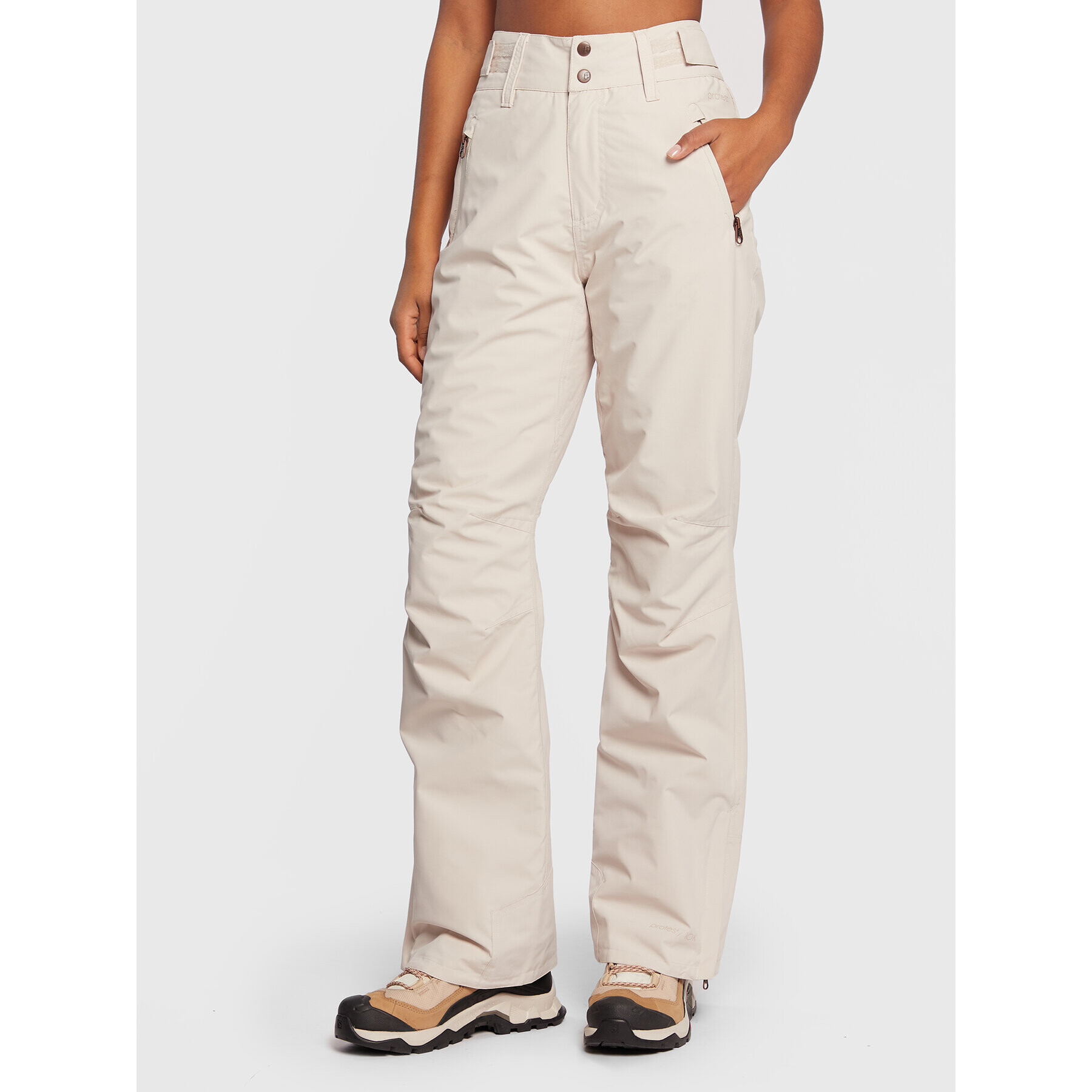 Protest Pantaloni de schi Cinnamon P4693100 Bej Regular Fit - Pled.ro