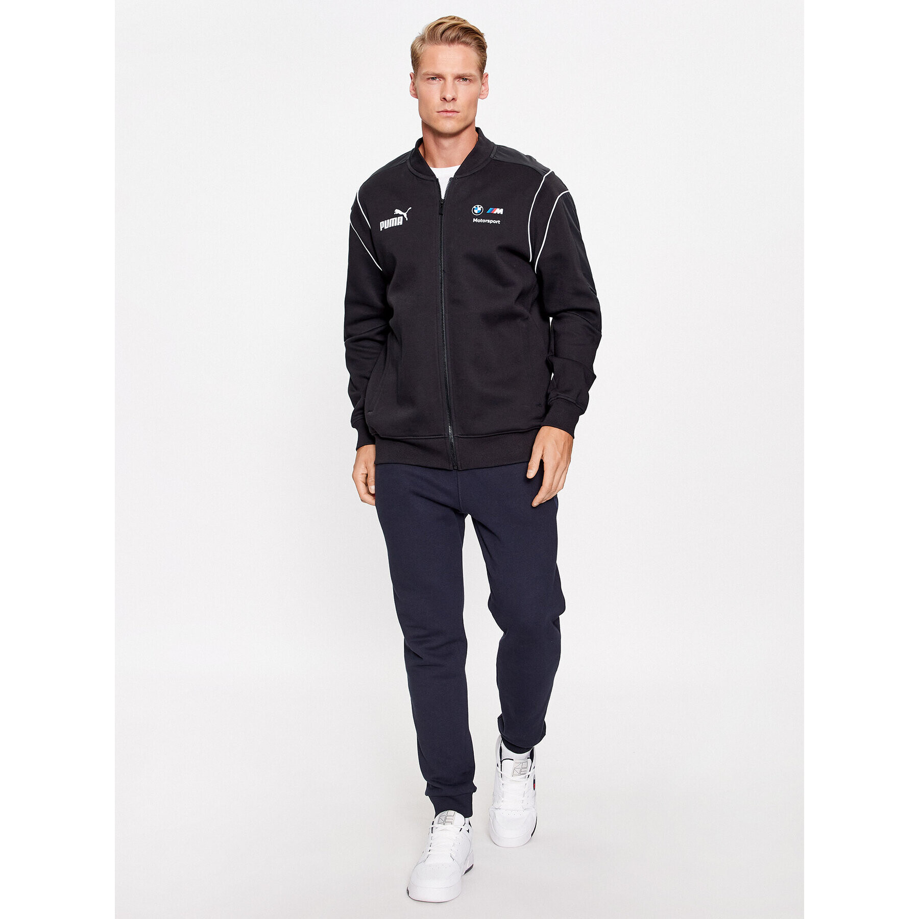 Puma Bluză Bmw Mms Mt7 621213 Negru Regular Fit - Pled.ro