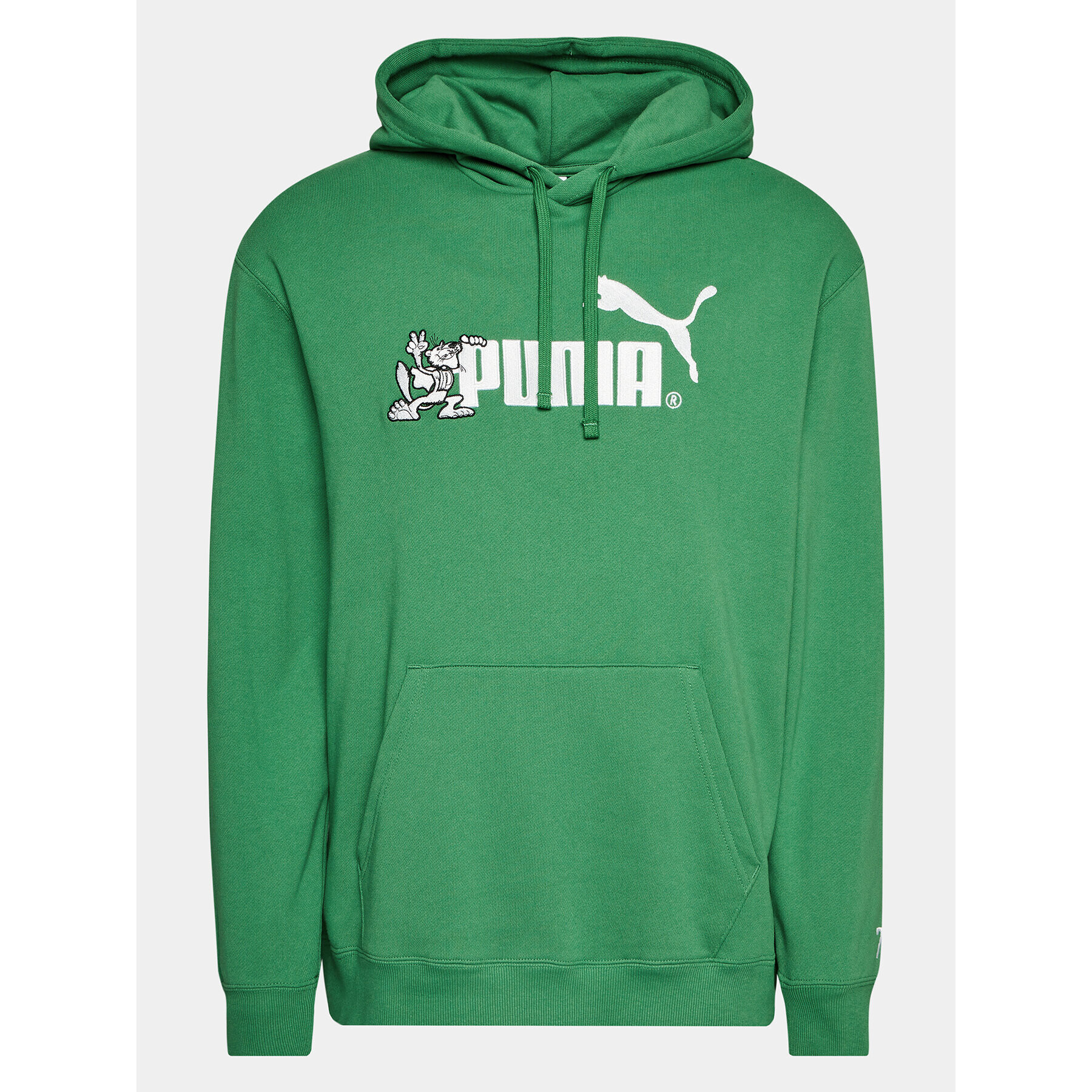 Puma Bluză Classics No.1 Logo Celebration 621951 Verde Regular Fit - Pled.ro