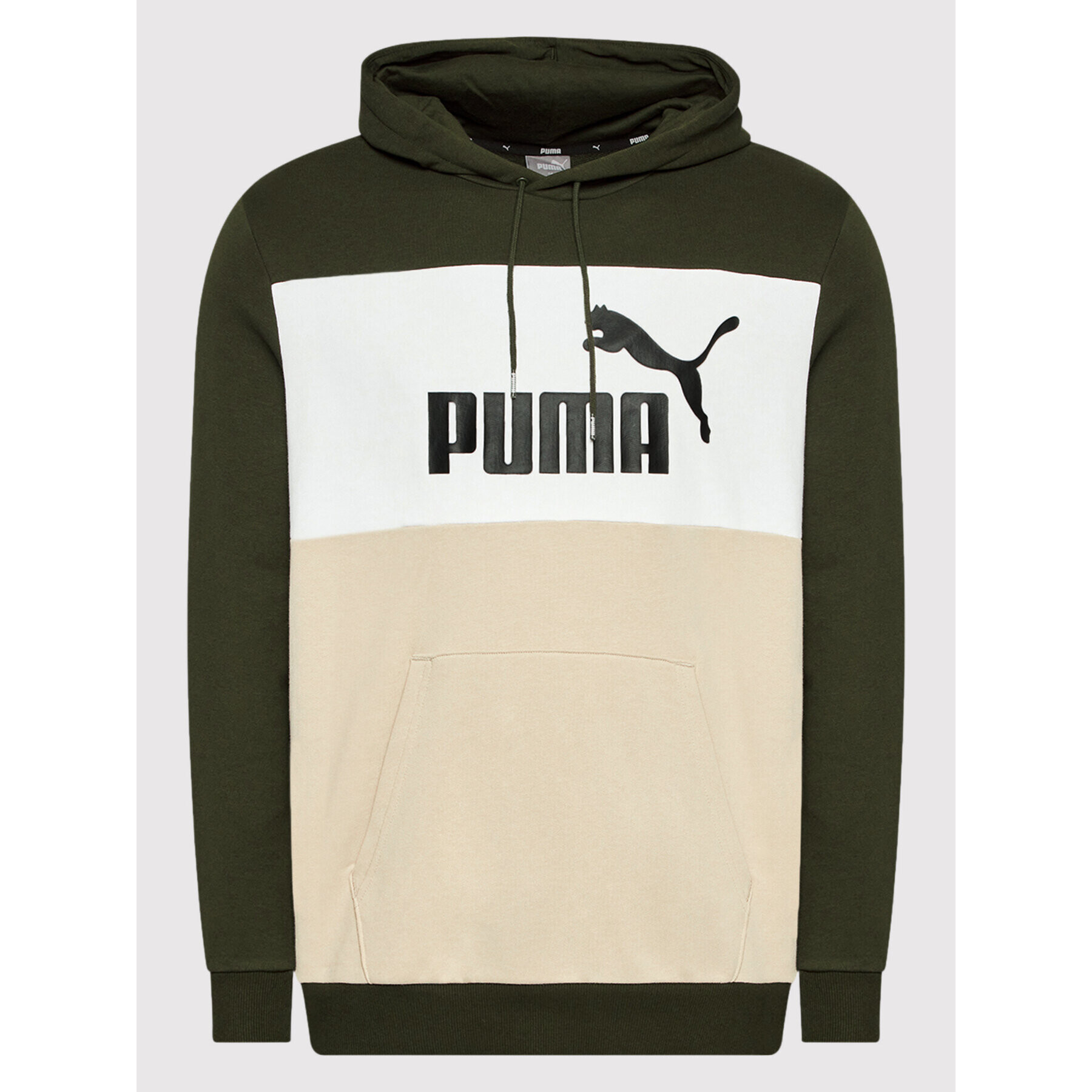 Puma Bluză Colorblock 848772 Verde Regular Fit - Pled.ro