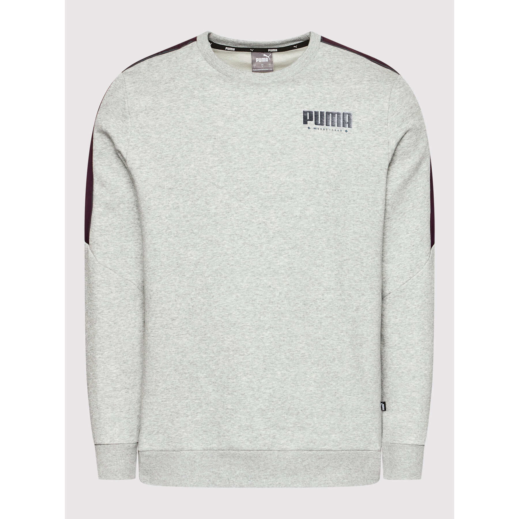 Puma Bluză Cyber Crew 848176 Gri Regular Fit - Pled.ro