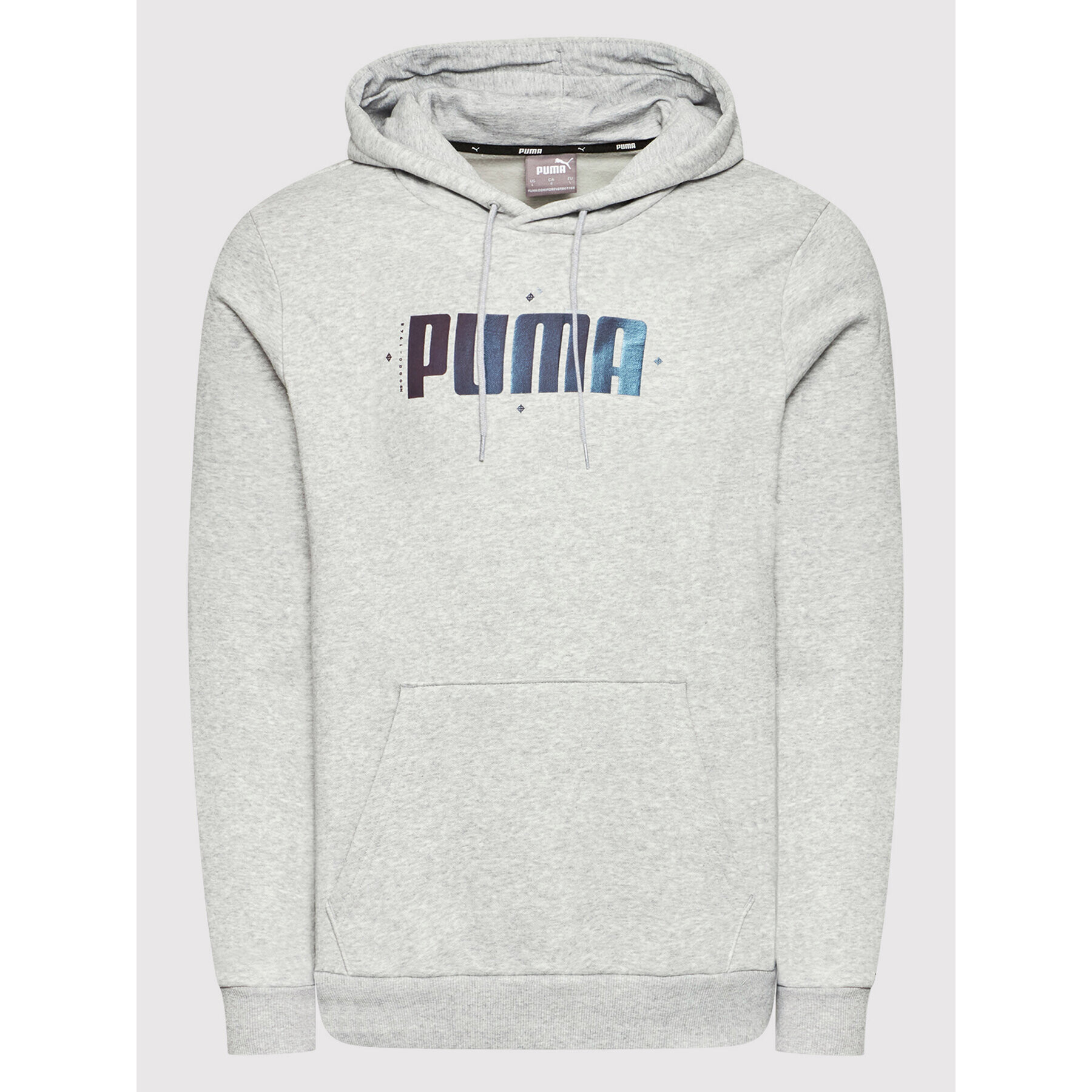 Puma Bluză Cyber Graphic 848174 Gri Regular Fit - Pled.ro