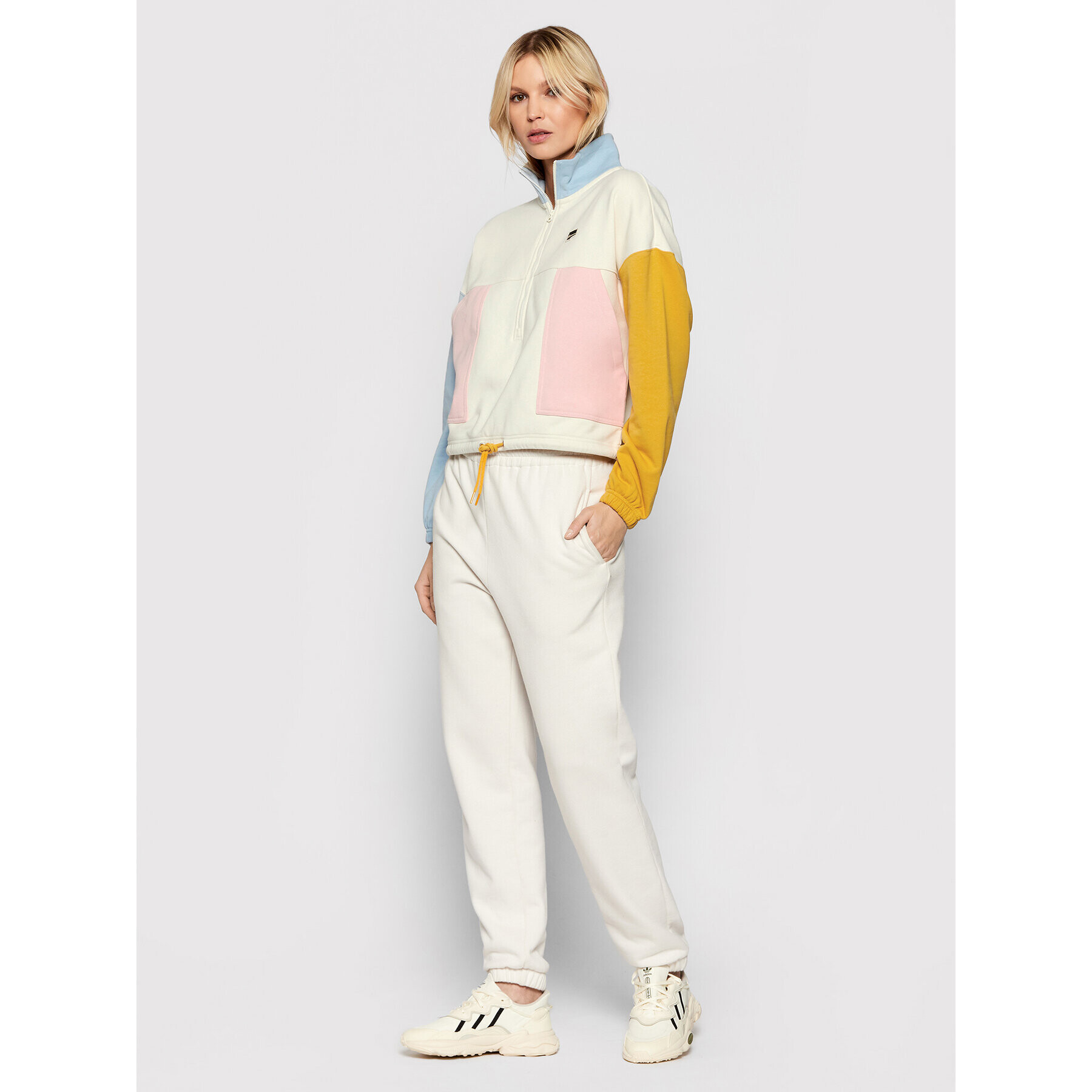 Puma Bluză Downtown 531601 Bej Relaxed Fit - Pled.ro