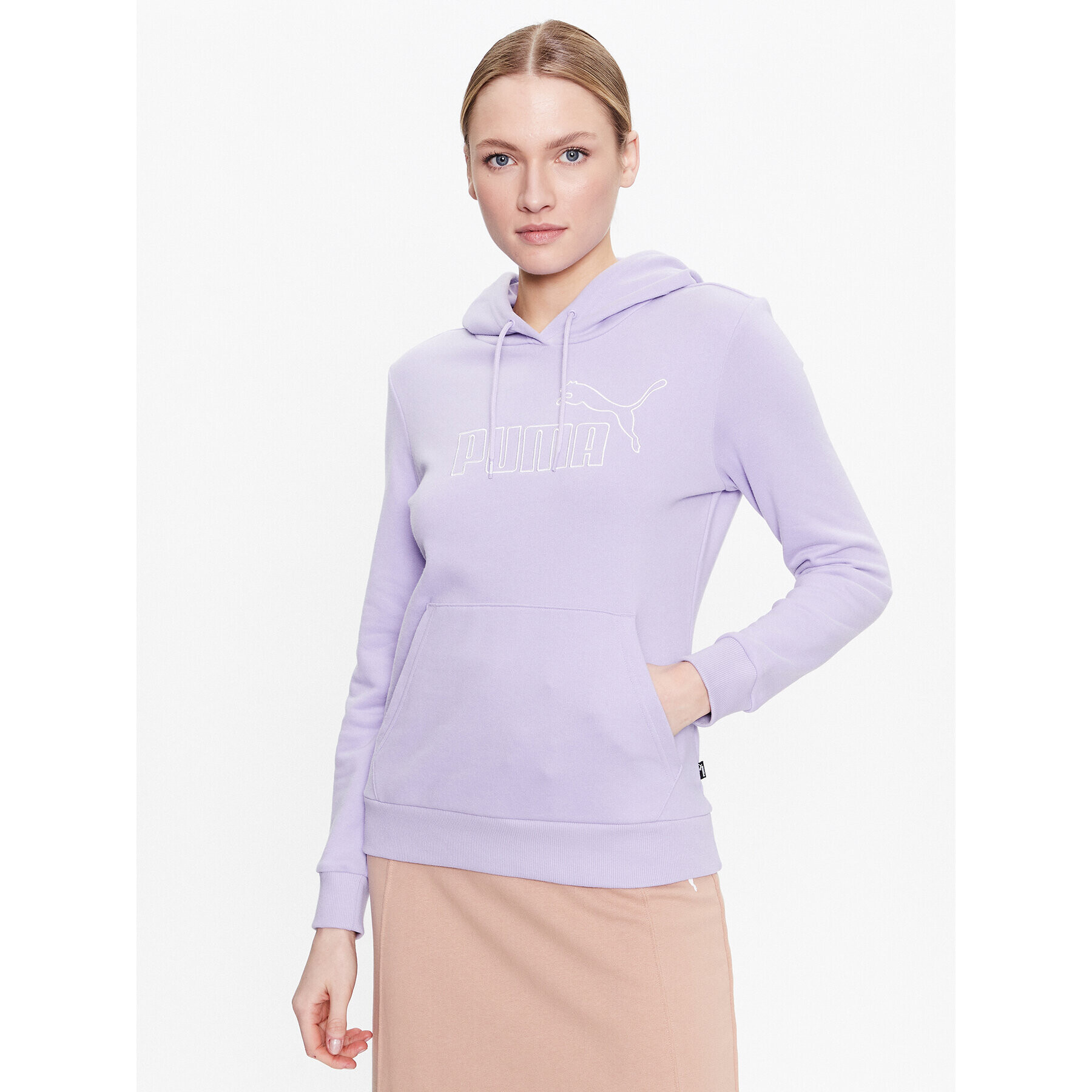 Puma Bluză Ess 673788 Violet Regular Fit - Pled.ro