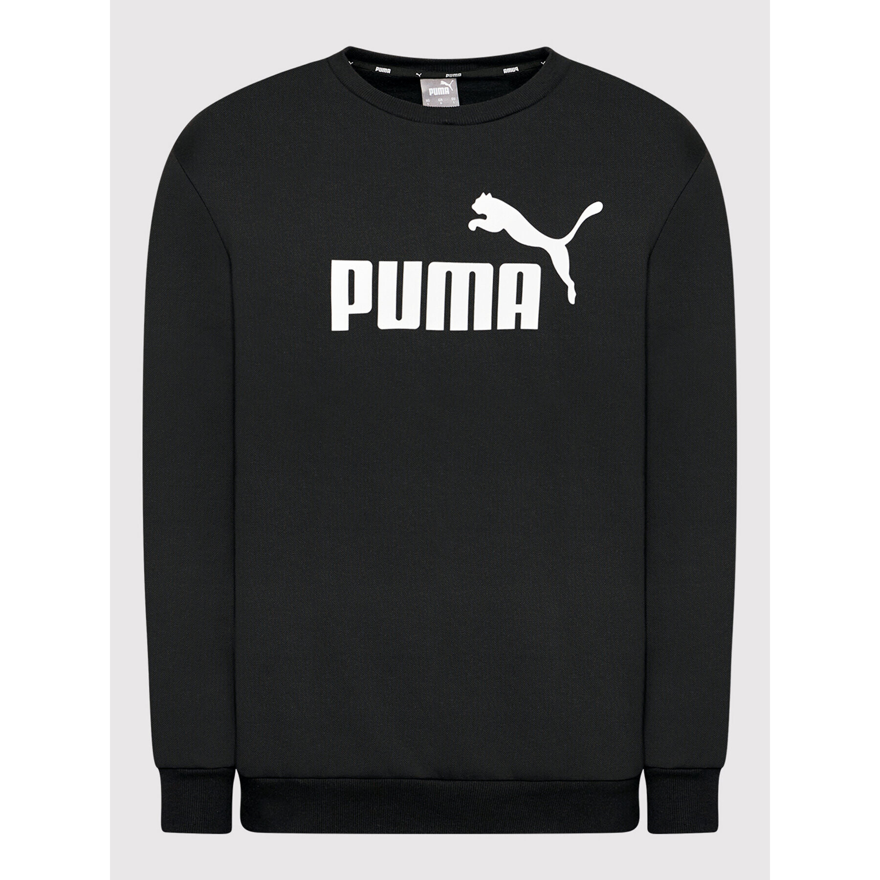 Puma Bluză Ess Big Logo 586678 Negru Regular Fit - Pled.ro