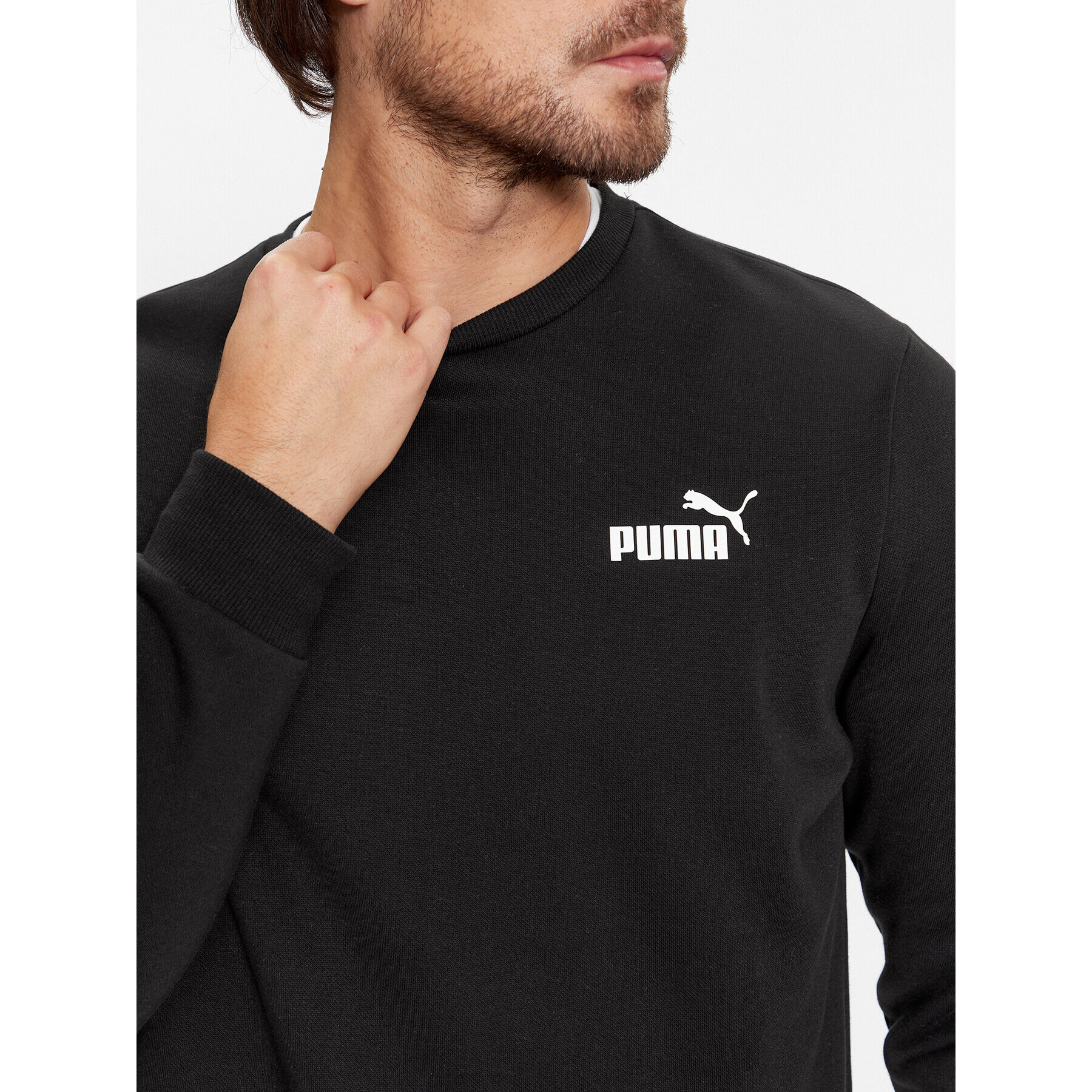 Puma Bluză Ess Small Logo 586682 Negru Regular Fit - Pled.ro