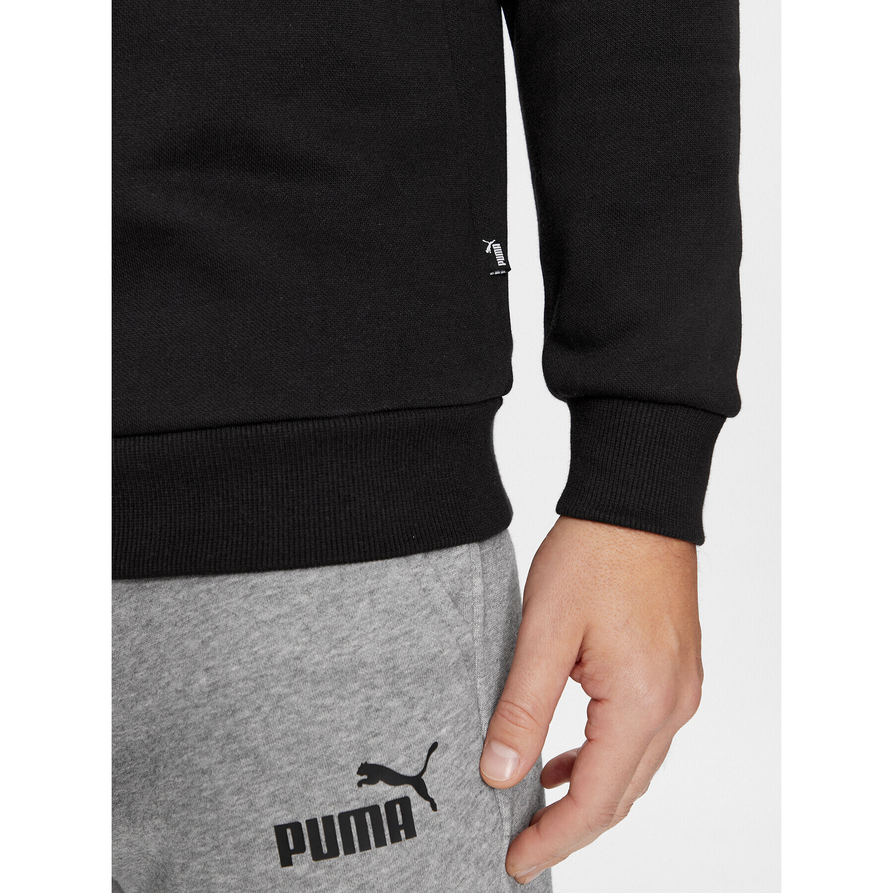 Puma Bluză Ess Small Logo 586682 Negru Regular Fit - Pled.ro