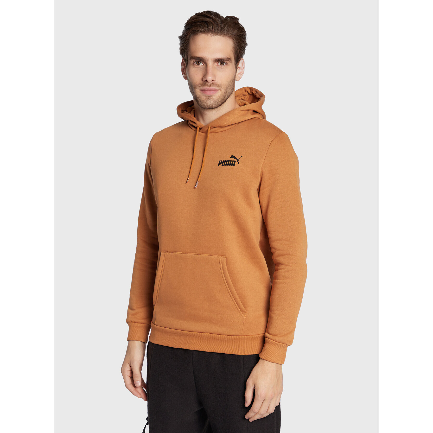 Puma Bluză Essential Small Logo 586691 Bej Regular Fit - Pled.ro