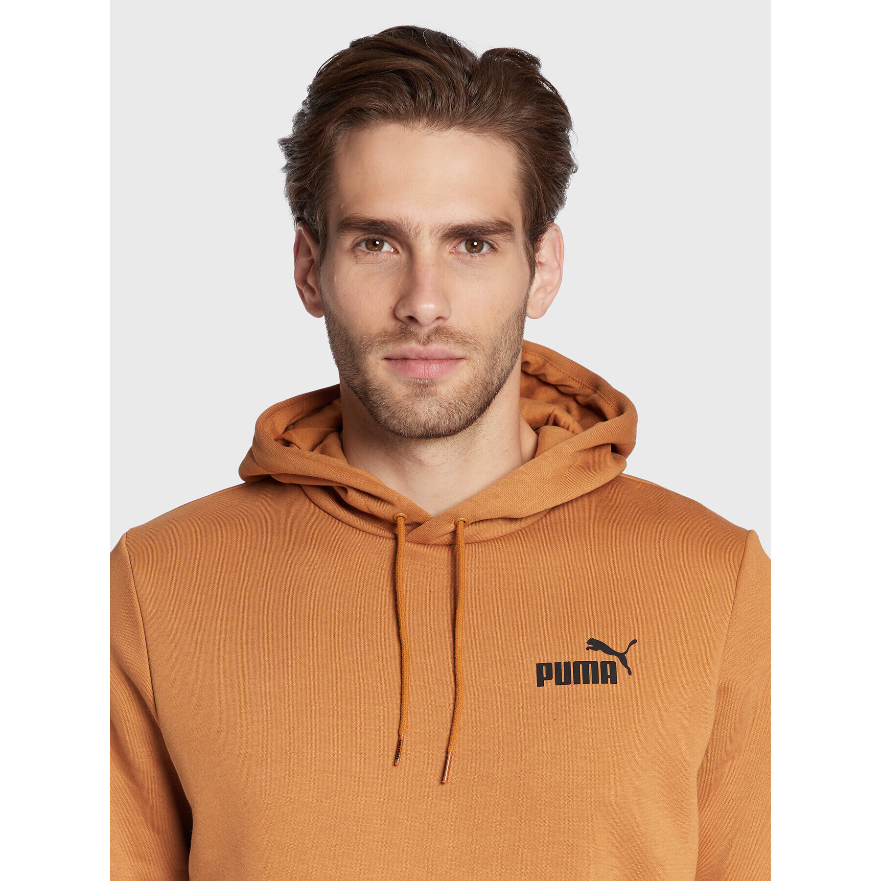 Puma Bluză Essential Small Logo 586691 Bej Regular Fit - Pled.ro