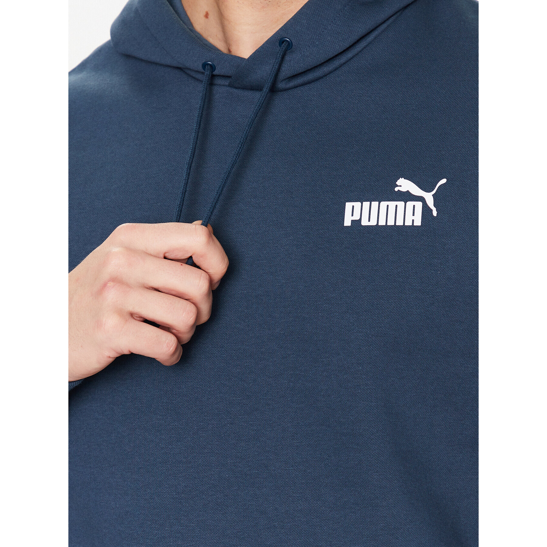 Puma Bluză Essentials Small Logo 586691 Albastru Regular Fit - Pled.ro