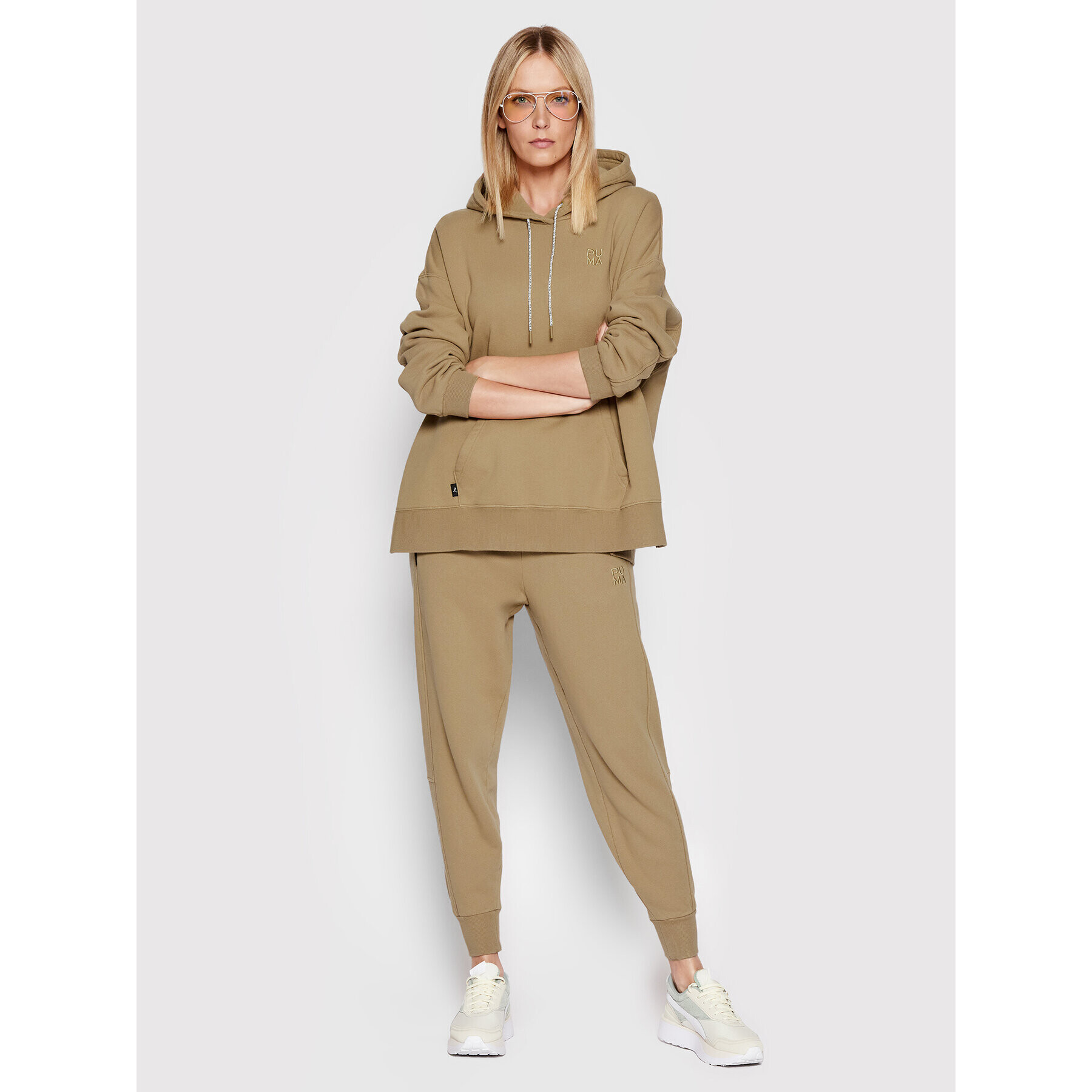 Puma Bluză Infuse 533421 Maro Relaxed Fit - Pled.ro