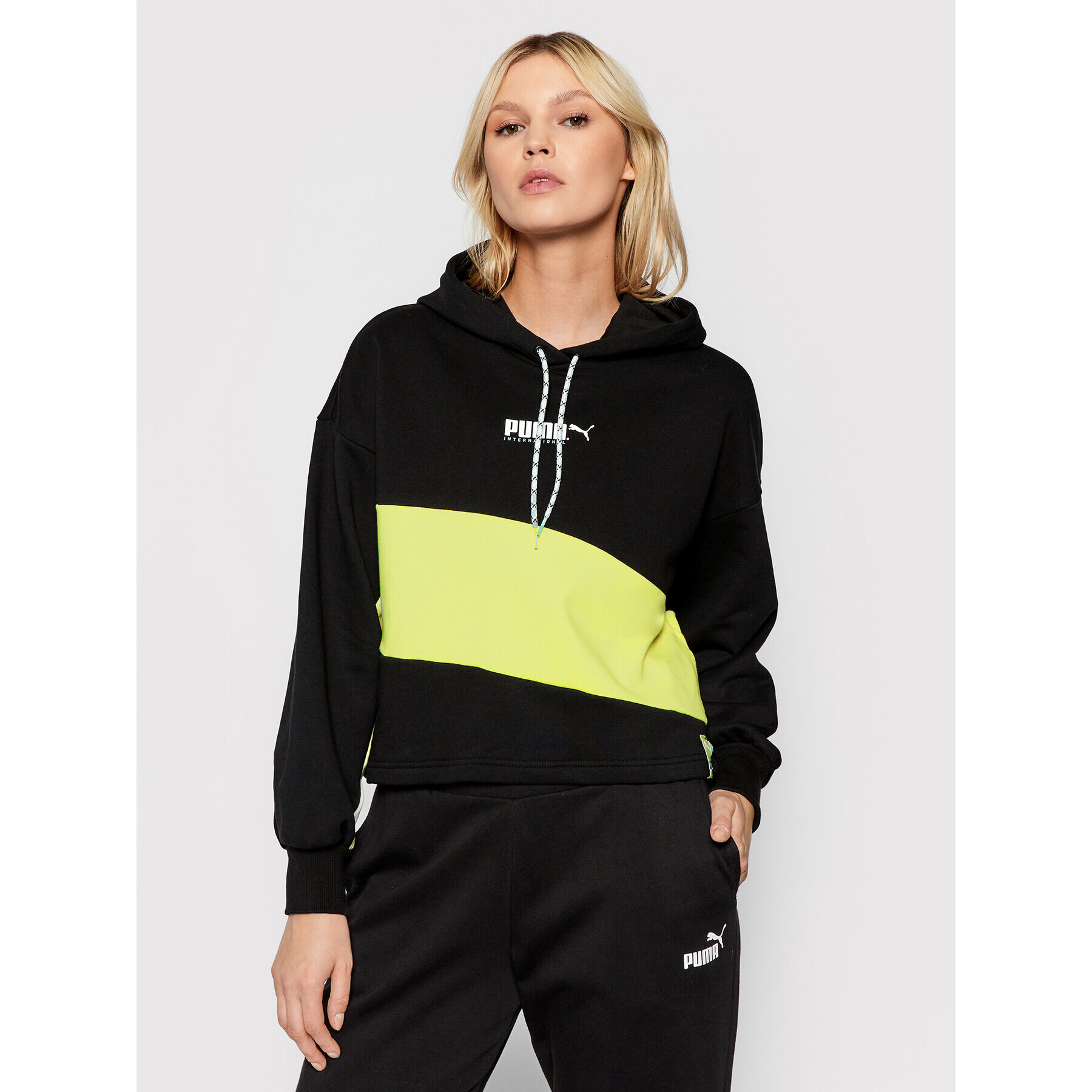 Puma Bluză Intl 531649 Negru Relaxed Fit - Pled.ro