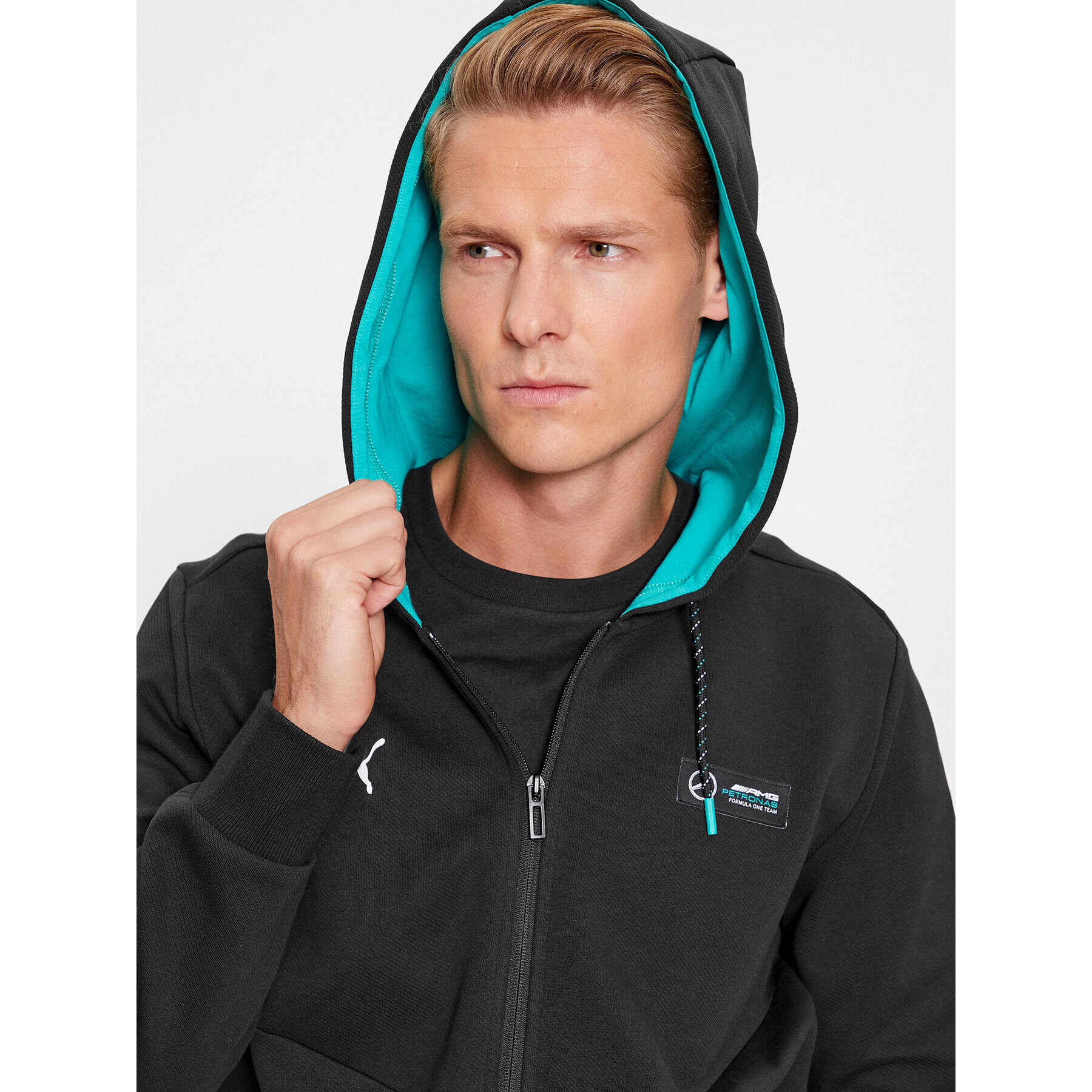 Puma Bluză Mapf1 621147 Negru Regular Fit - Pled.ro