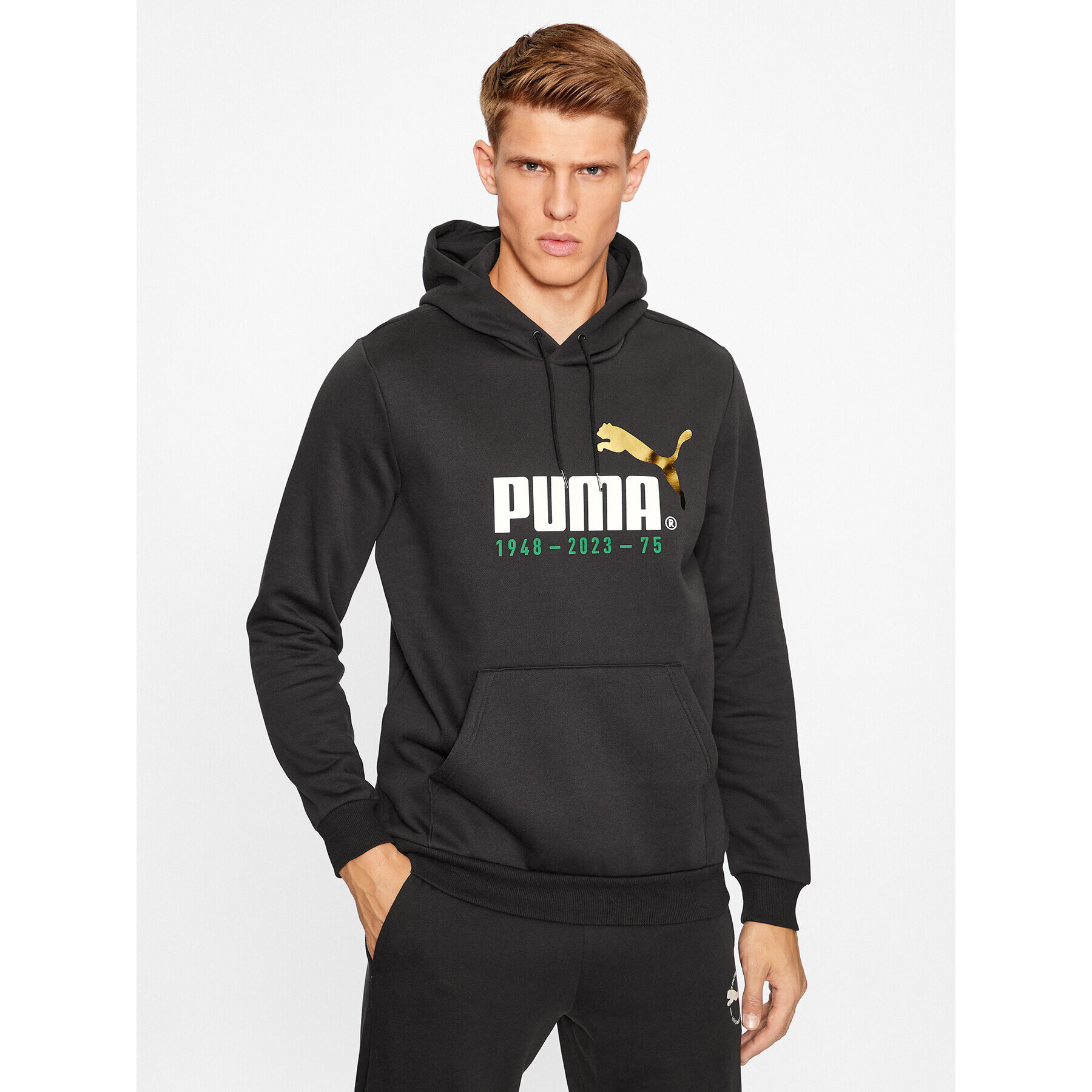 Puma Bluză No. 1 Logo Celebration 676021 Negru Regular Fit - Pled.ro