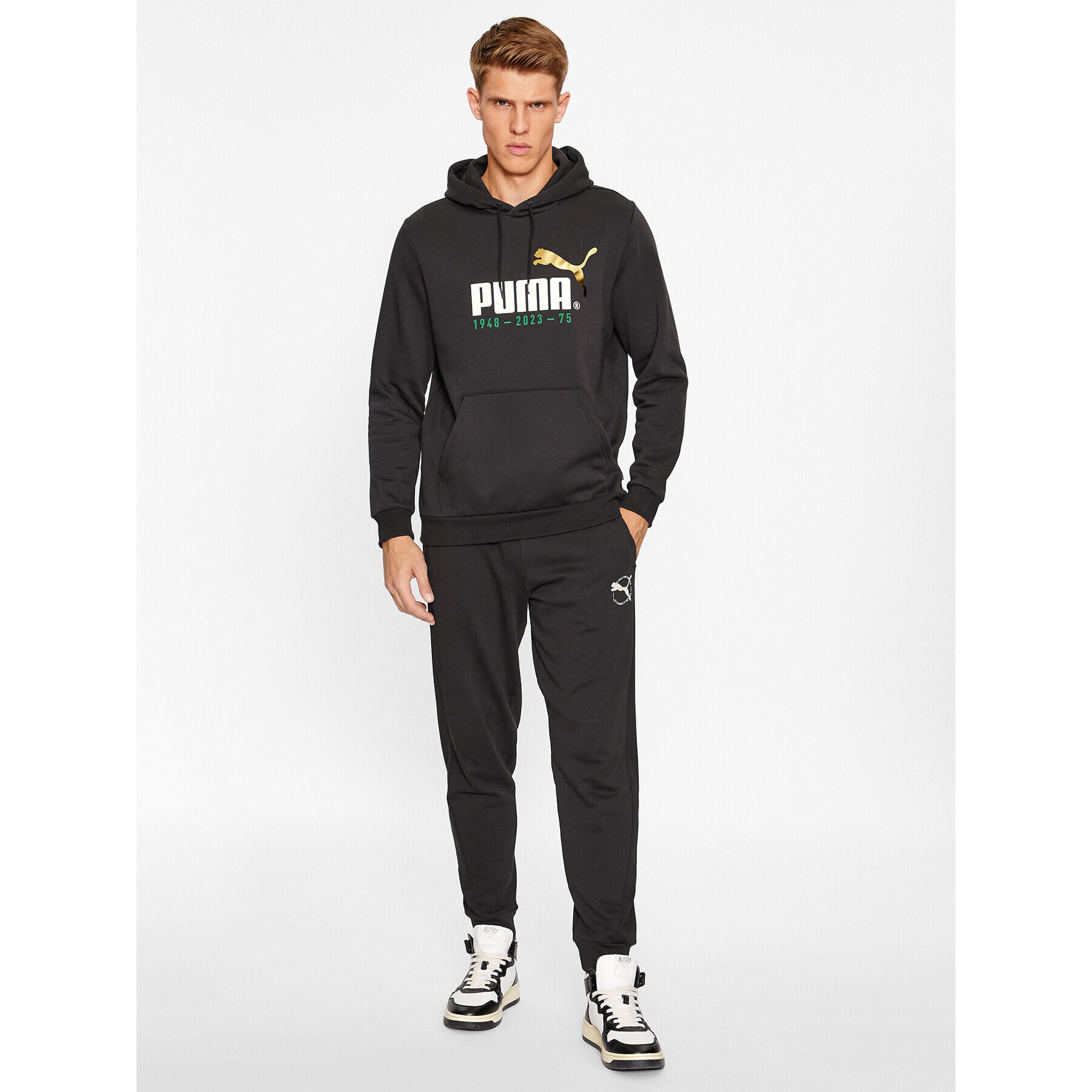 Puma Bluză No. 1 Logo Celebration 676021 Negru Regular Fit - Pled.ro