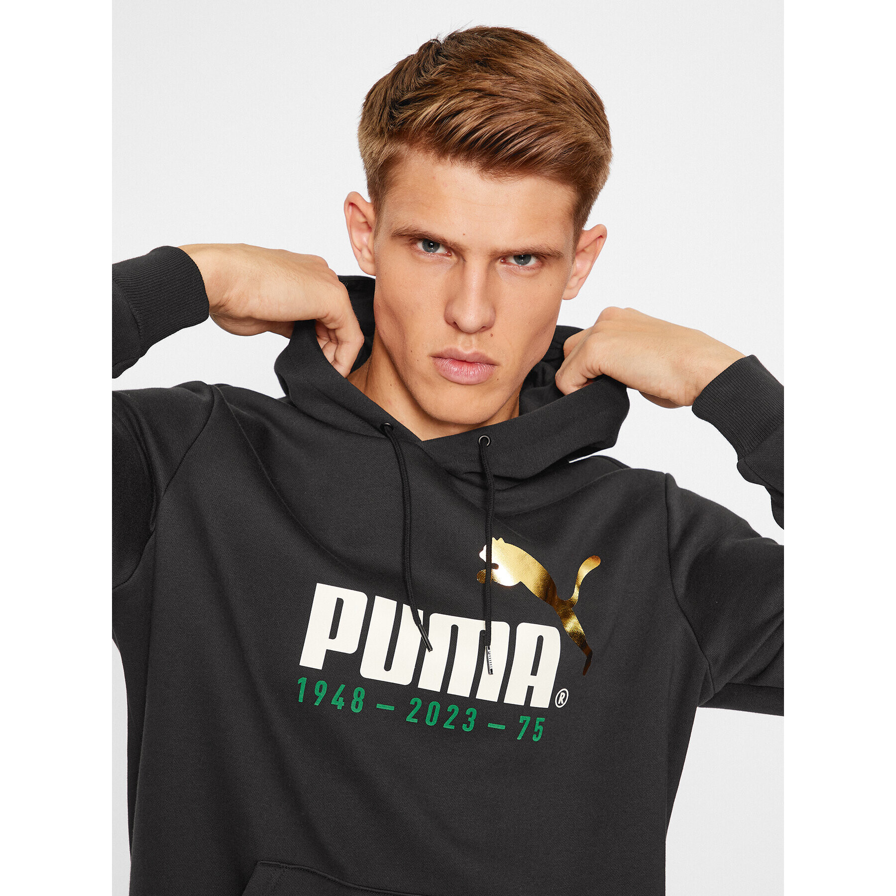 Puma Bluză No. 1 Logo Celebration 676021 Negru Regular Fit - Pled.ro