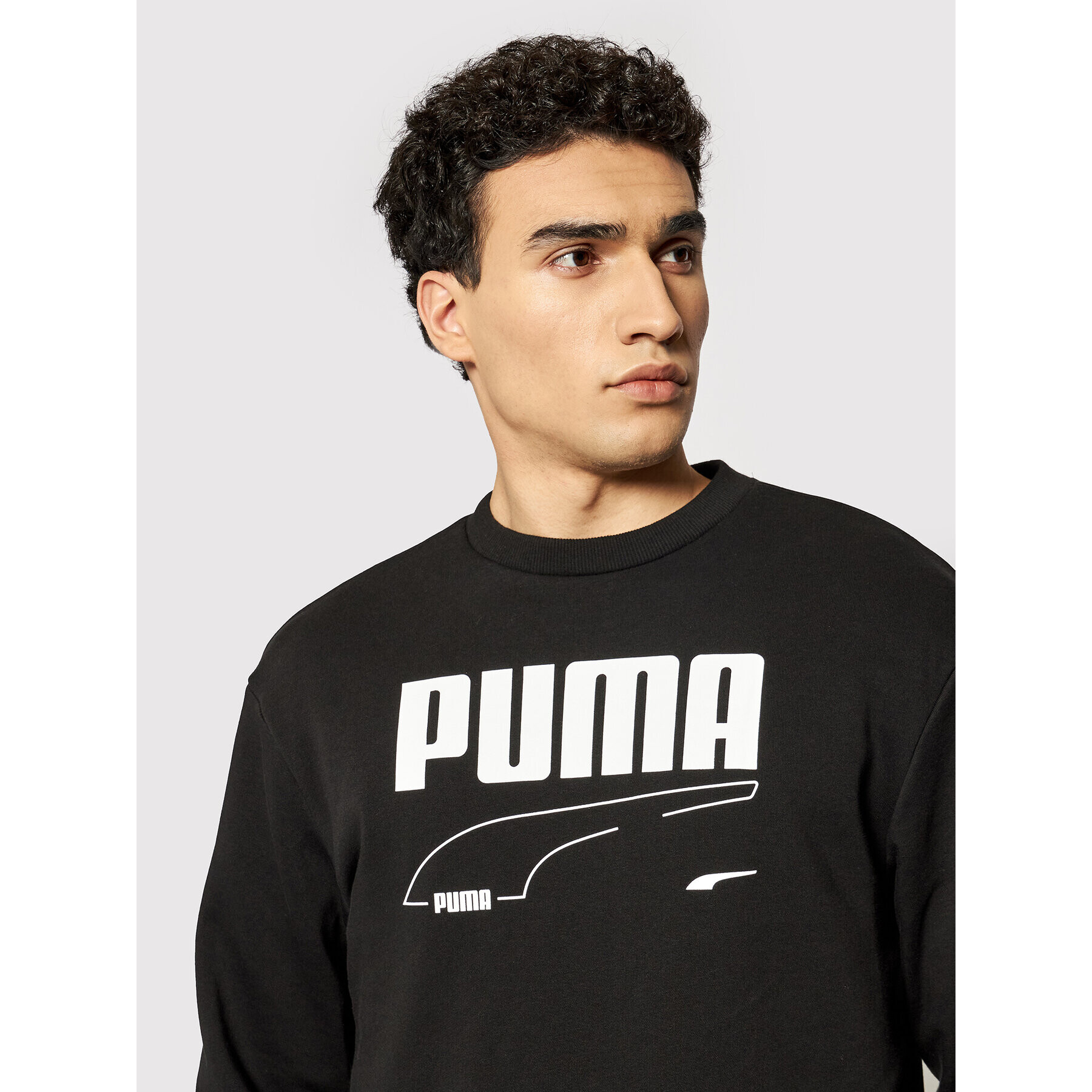 Puma Bluză Rebel 585740 Negru Regular Fit - Pled.ro