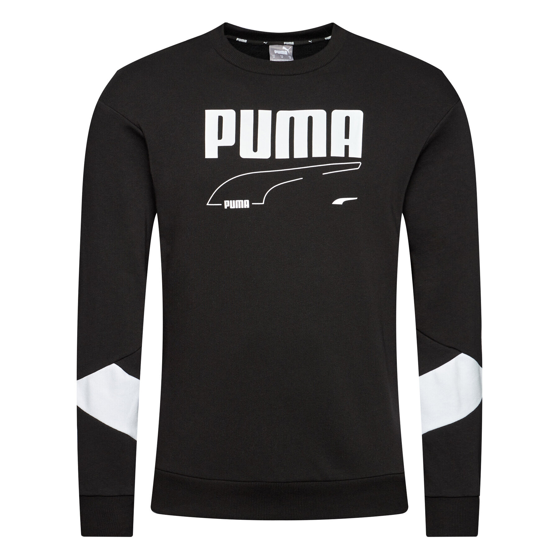 Puma Bluză Rebel 585740 Negru Regular Fit - Pled.ro