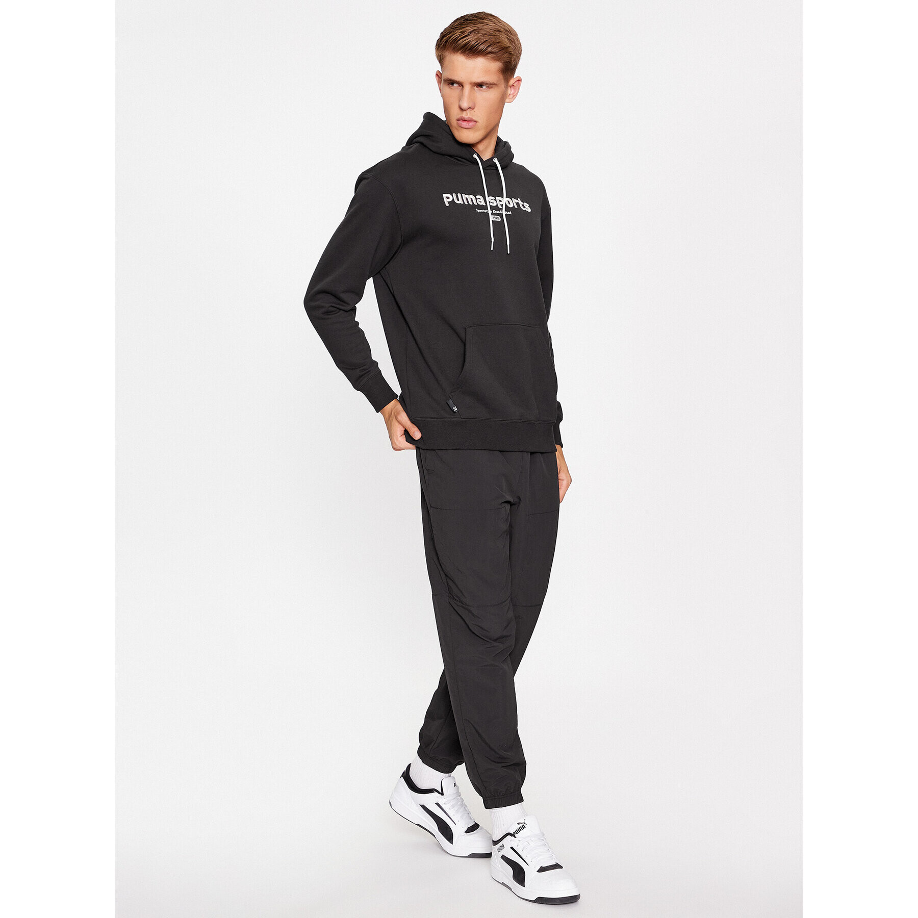 Puma Bluză Team 621322 Negru Regular Fit - Pled.ro