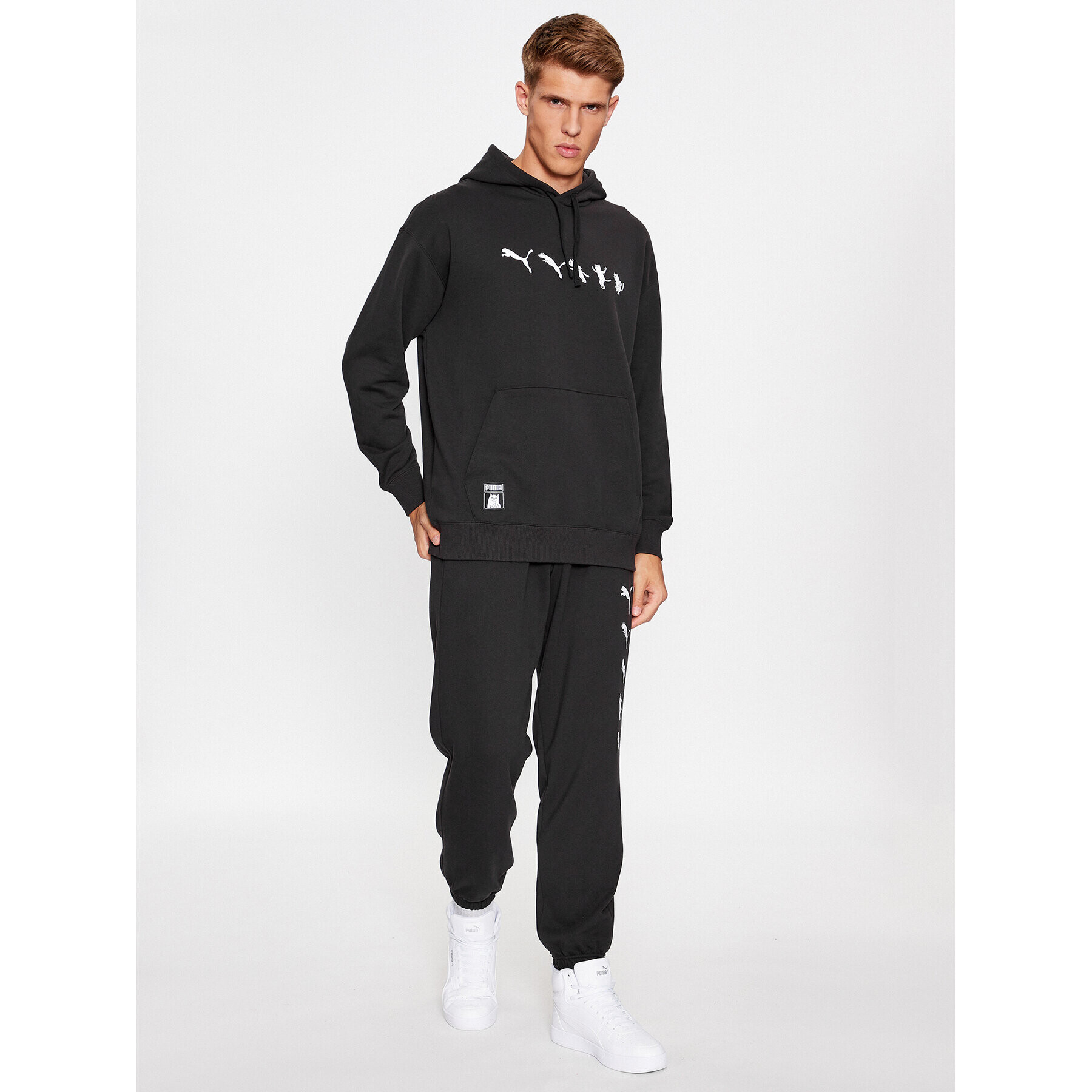 Puma Bluză X Ripndip 622197 Negru Relaxed Fit - Pled.ro