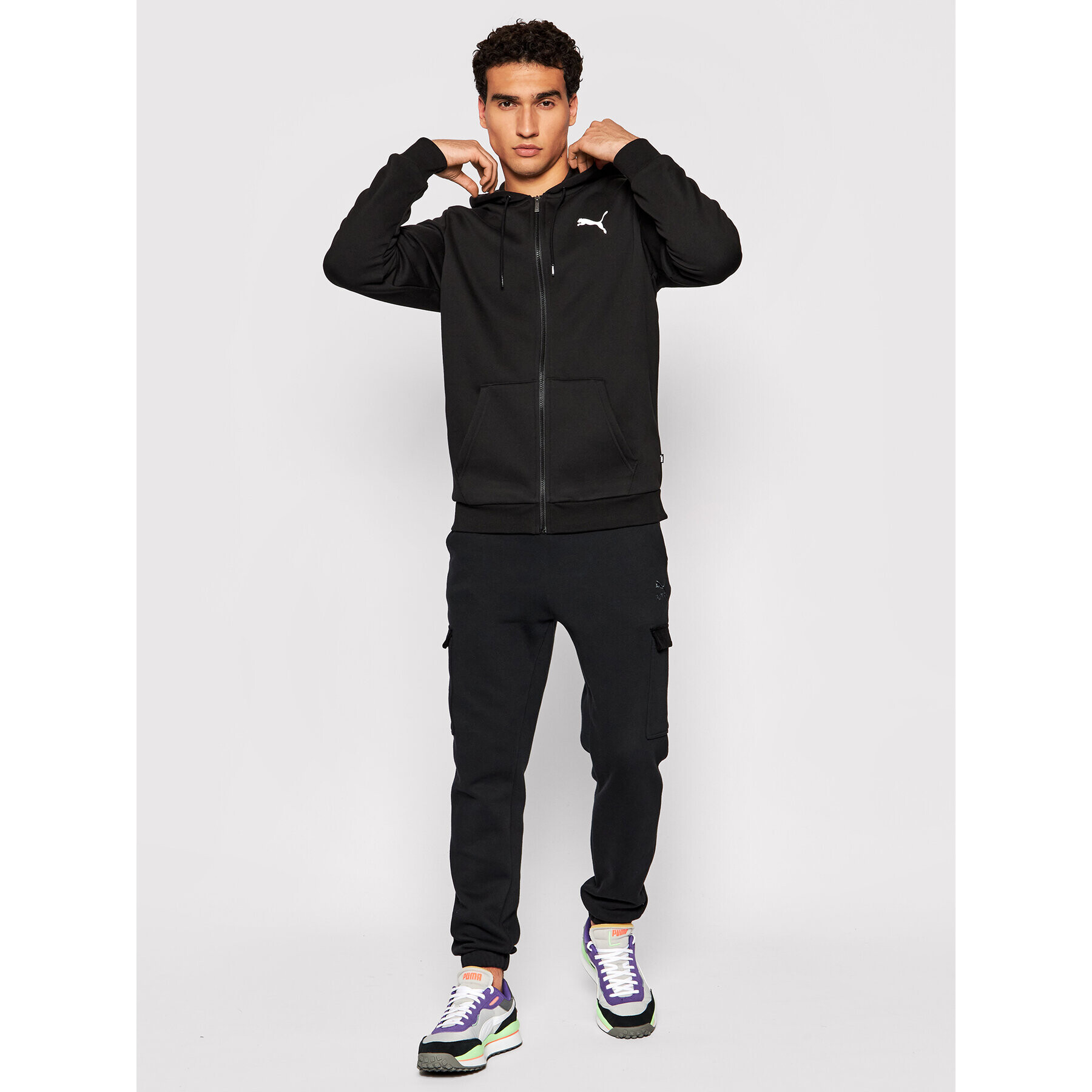 Puma Bluză Essential 586702 Negru Regular Fit - Pled.ro