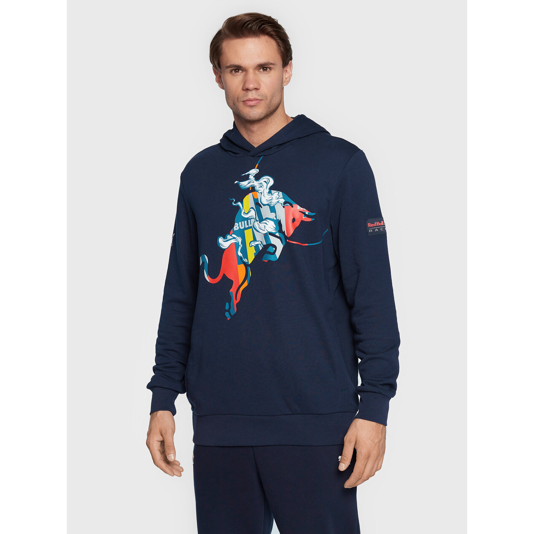 Puma Bluză Rbr Dynamic Bull Logo 534995 Bleumarin Regular Fit - Pled.ro