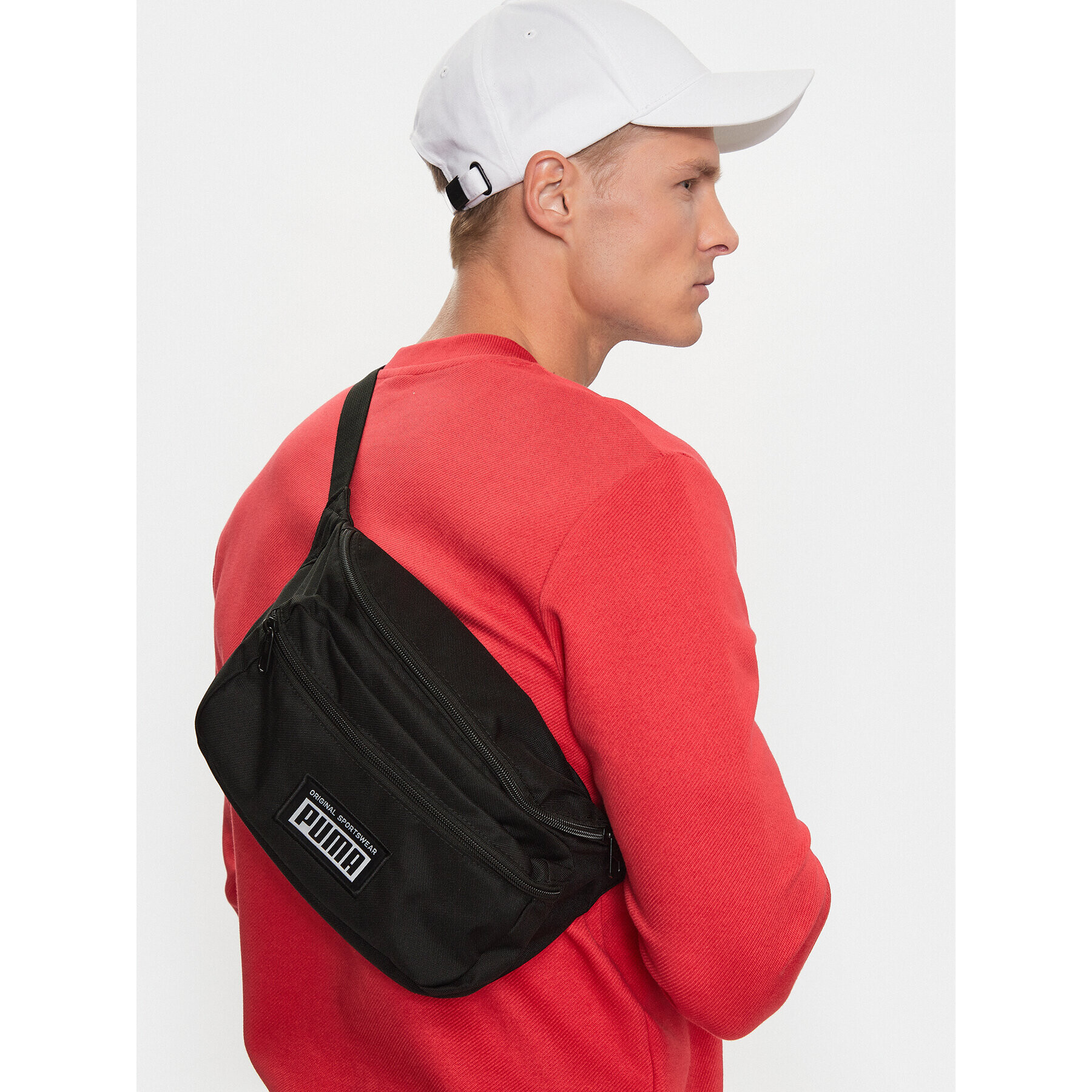 Puma Borsetă Academy Waist Bag 079134 01 Negru - Pled.ro