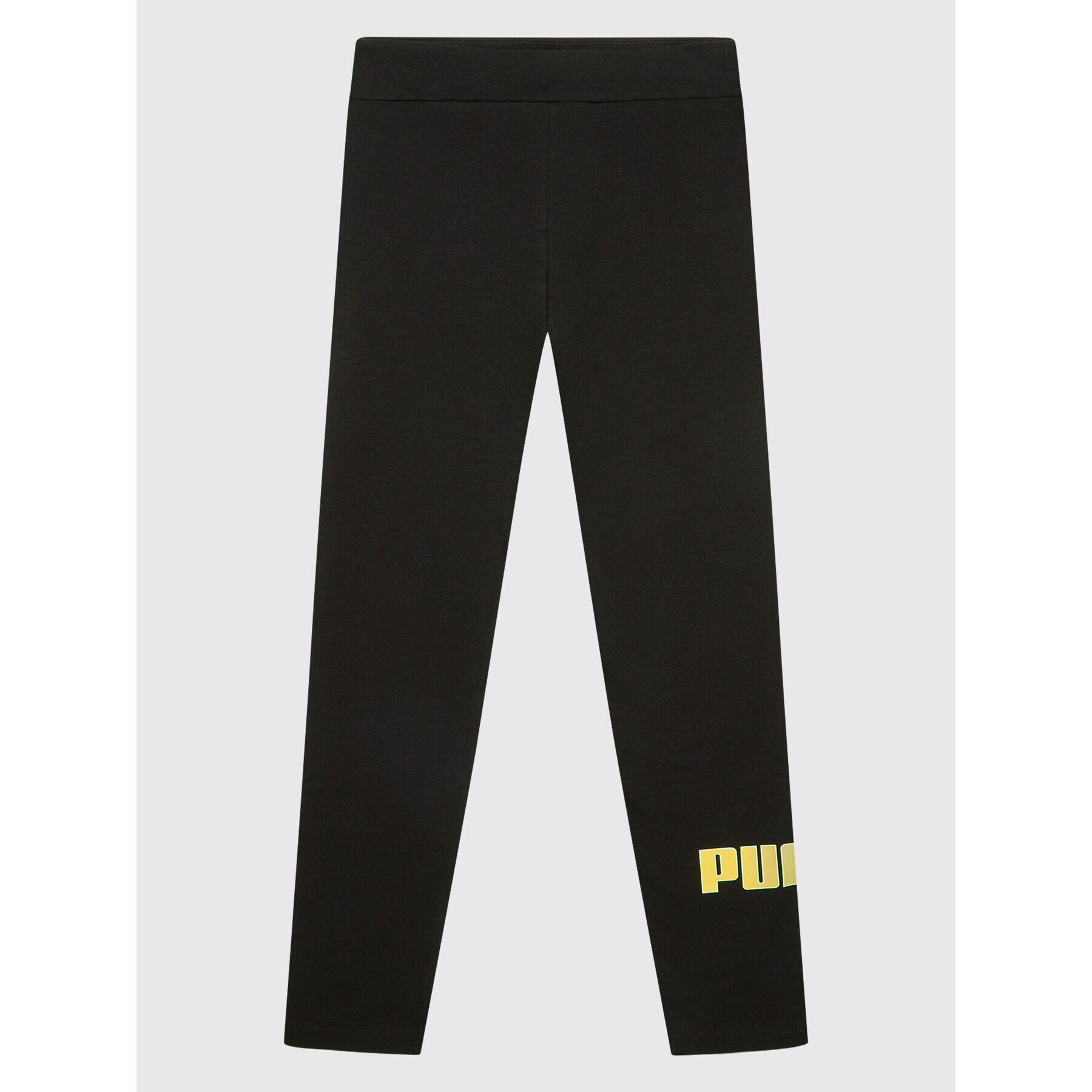 Puma Colanți Essentials+ Bleach Logo 846961 Negru Tight Fit - Pled.ro