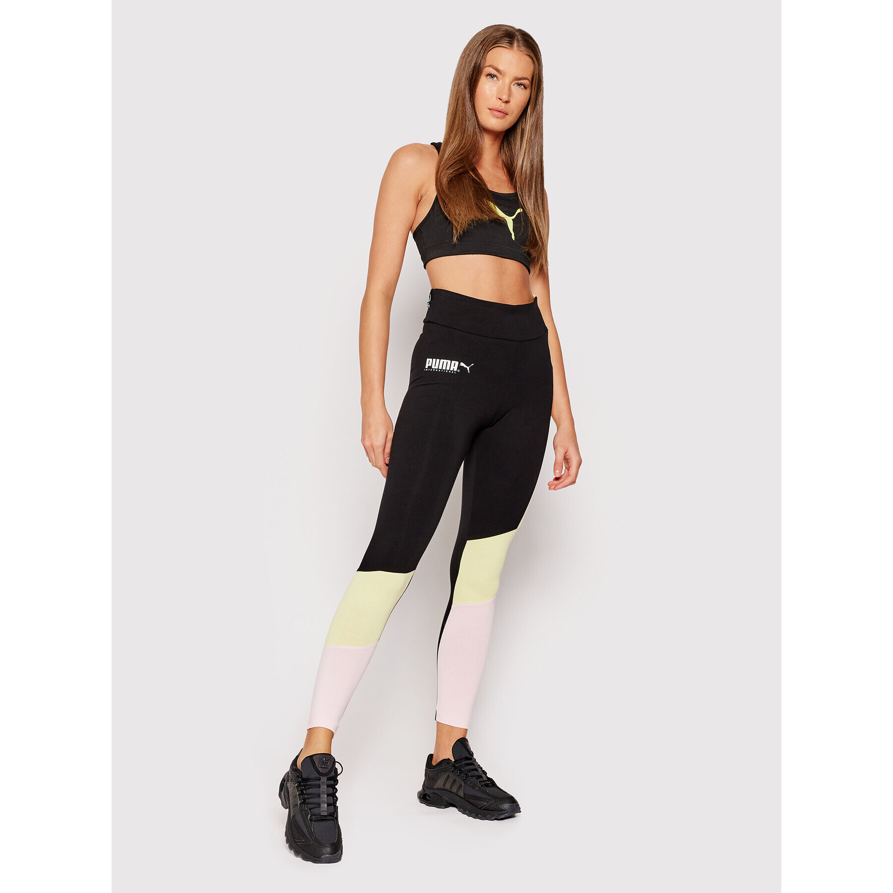 Puma Colanți International 531661 Negru Tight Fit - Pled.ro