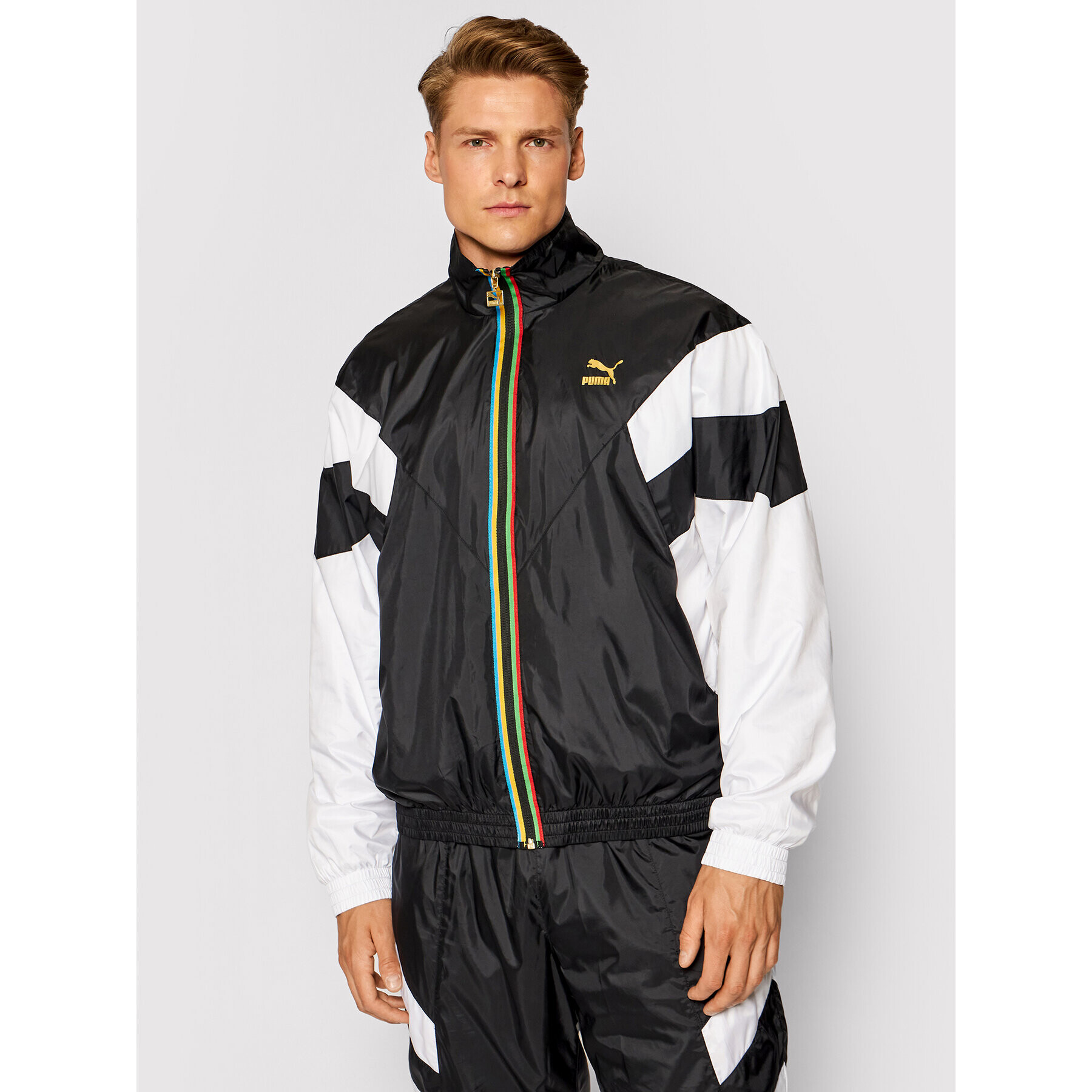 Puma Geacă TFS Worldhood Track Top 597610 Negru Regular Fit - Pled.ro