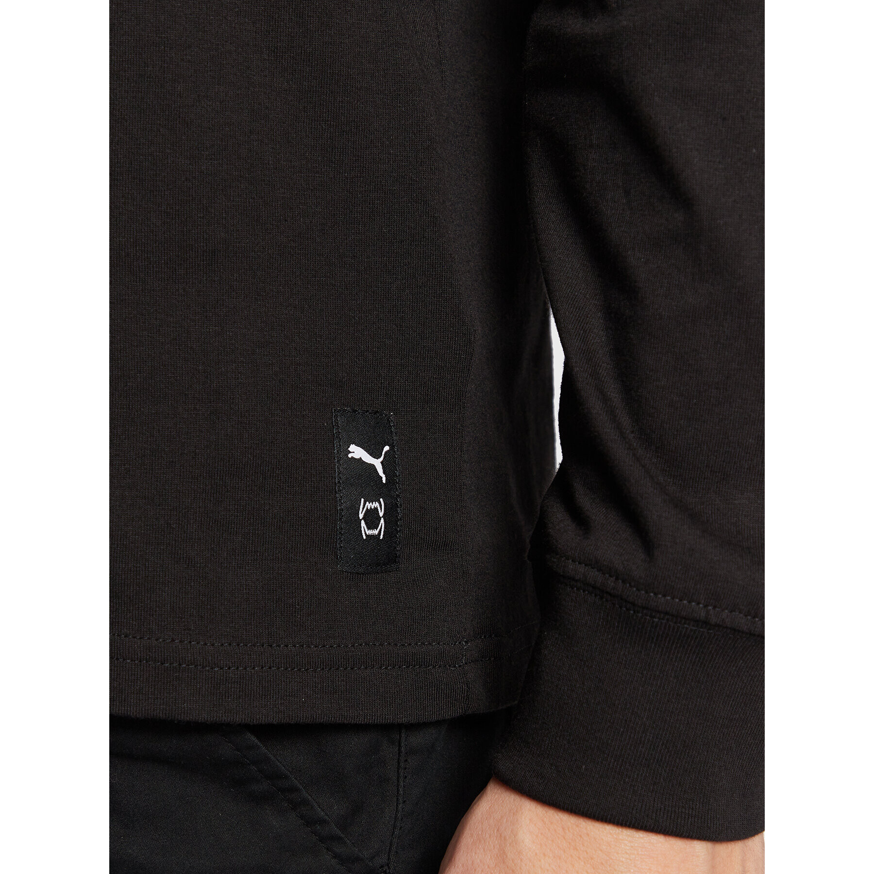 Puma Longsleeve Run It Back 536477 Negru Regular Fit - Pled.ro