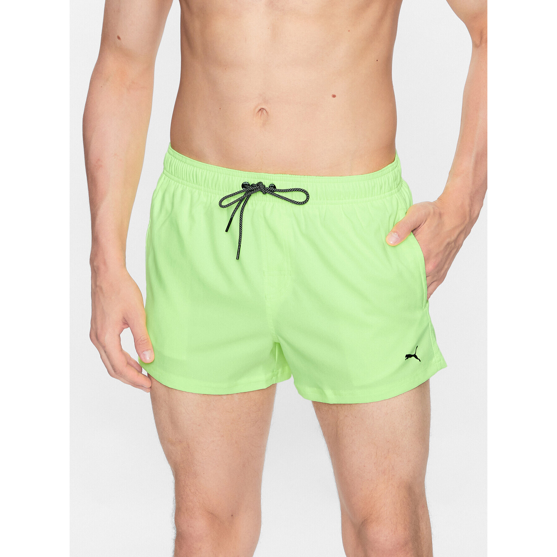 Puma Pantaloni scurți pentru înot 907658 Galben Regular Fit - Pled.ro