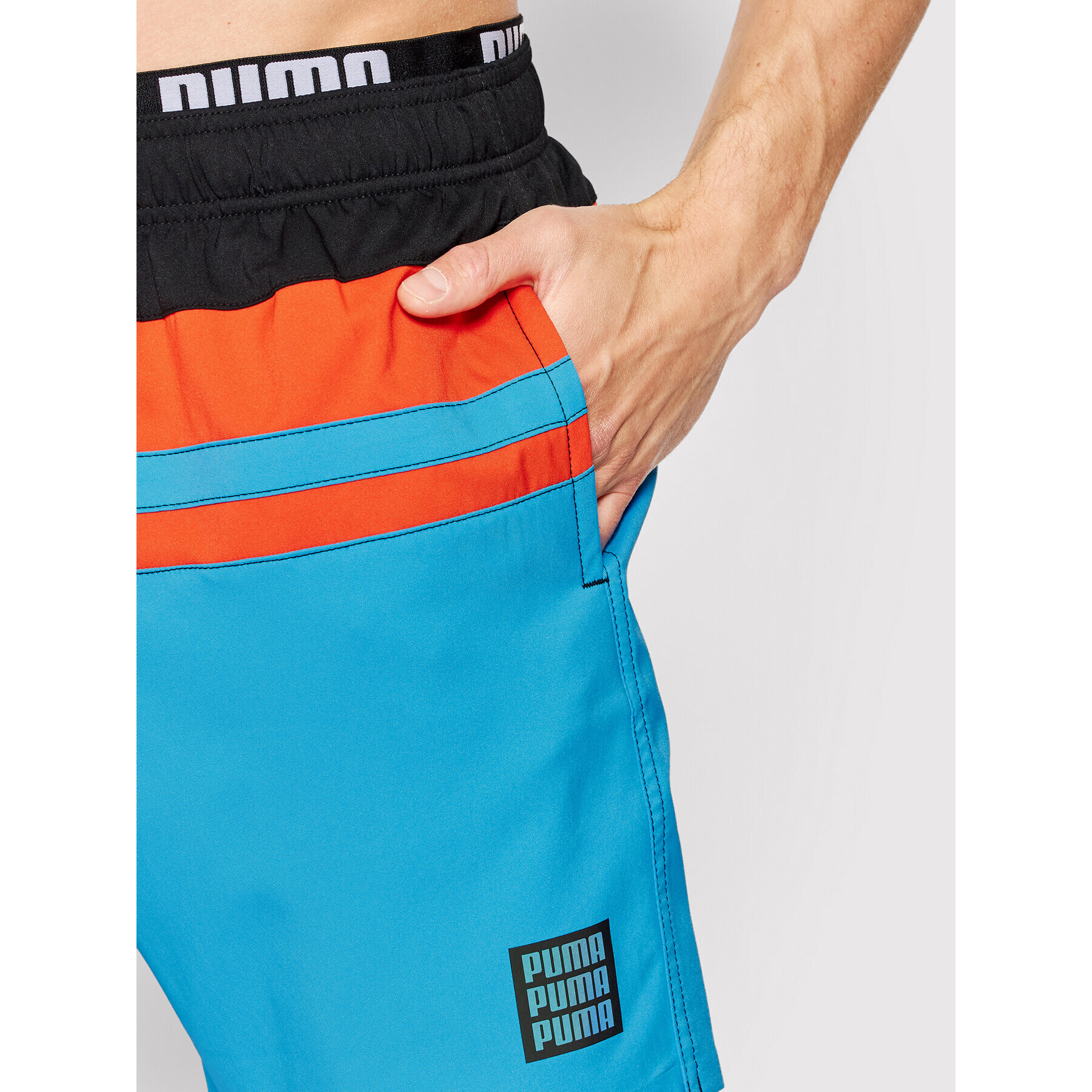 Puma Pantaloni scurți pentru înot 935495 Albastru Regular Fit - Pled.ro