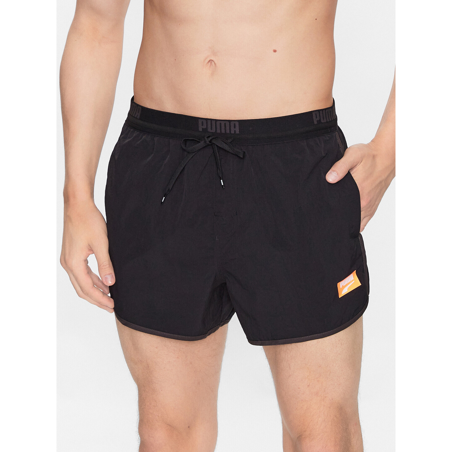 Puma Pantaloni scurți pentru înot 938059 Negru Regular Fit - Pled.ro