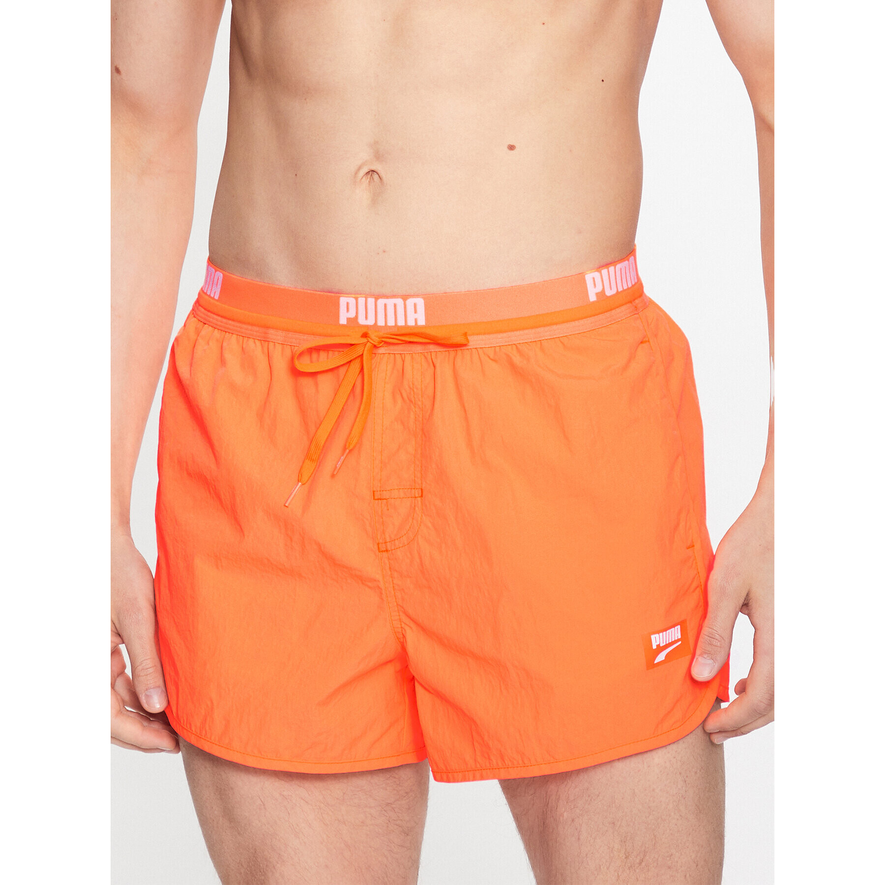 Puma Pantaloni scurți pentru înot 938059 Portocaliu Regular Fit - Pled.ro