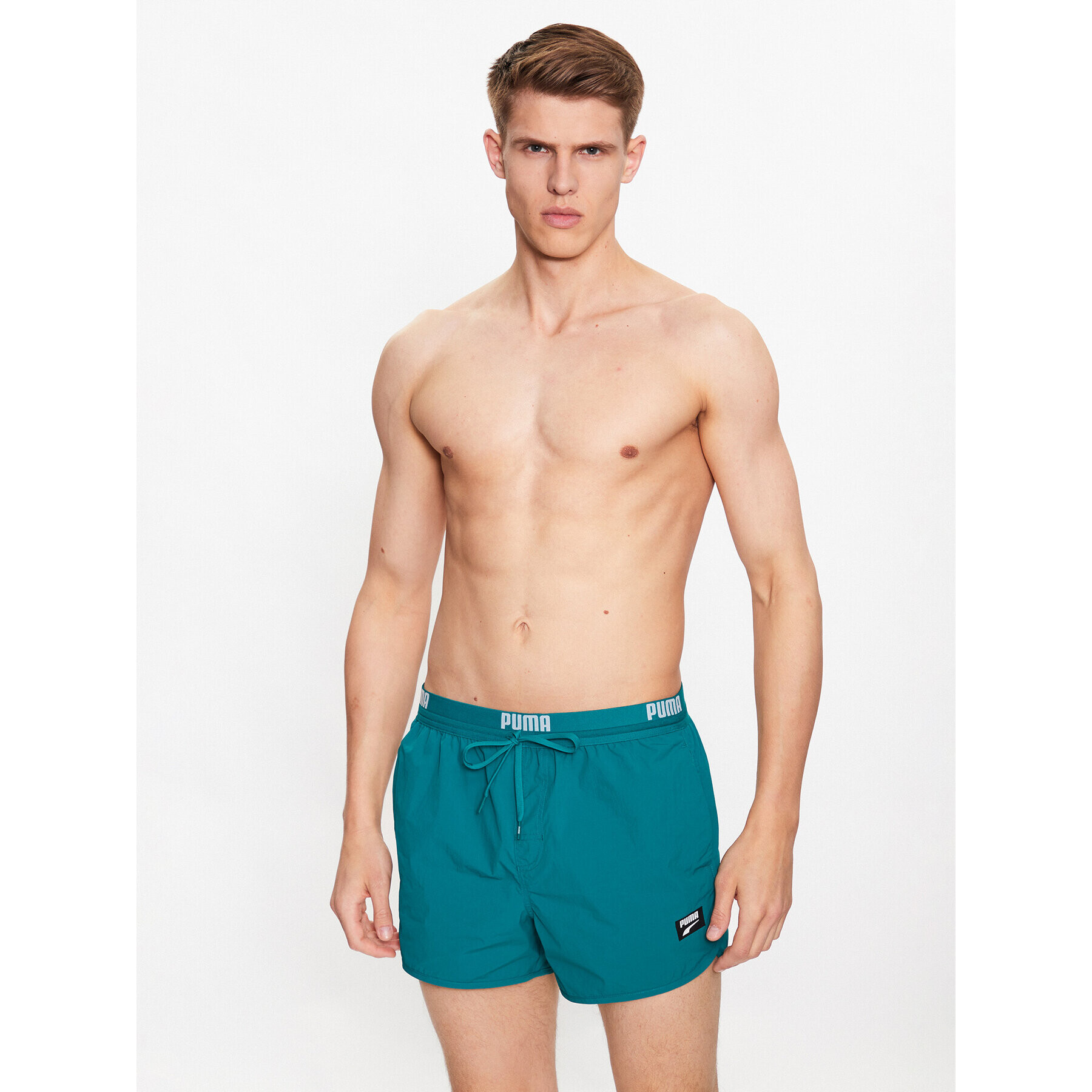 Puma Pantaloni scurți pentru înot 938059 Verde Regular Fit - Pled.ro