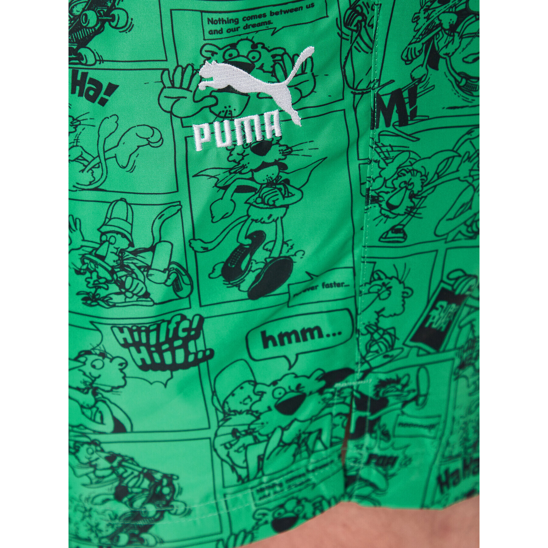 Puma Pantaloni scurți sport Classics 539482 Verde Regular Fit - Pled.ro