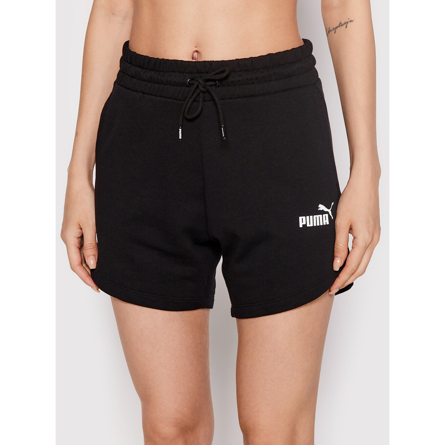 Puma Pantaloni scurți sport Essentials 848339 Negru Regular Fit - Pled.ro