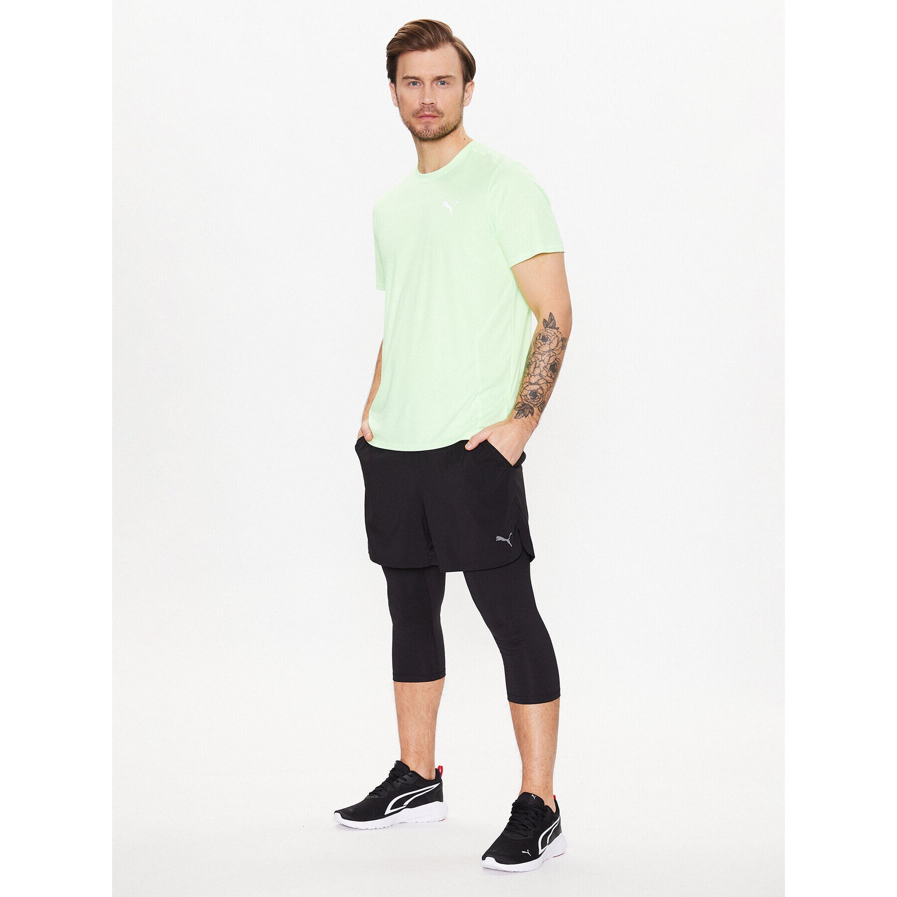 Puma Pantaloni scurți sport M Studio 523293 Negru Regular Fit - Pled.ro