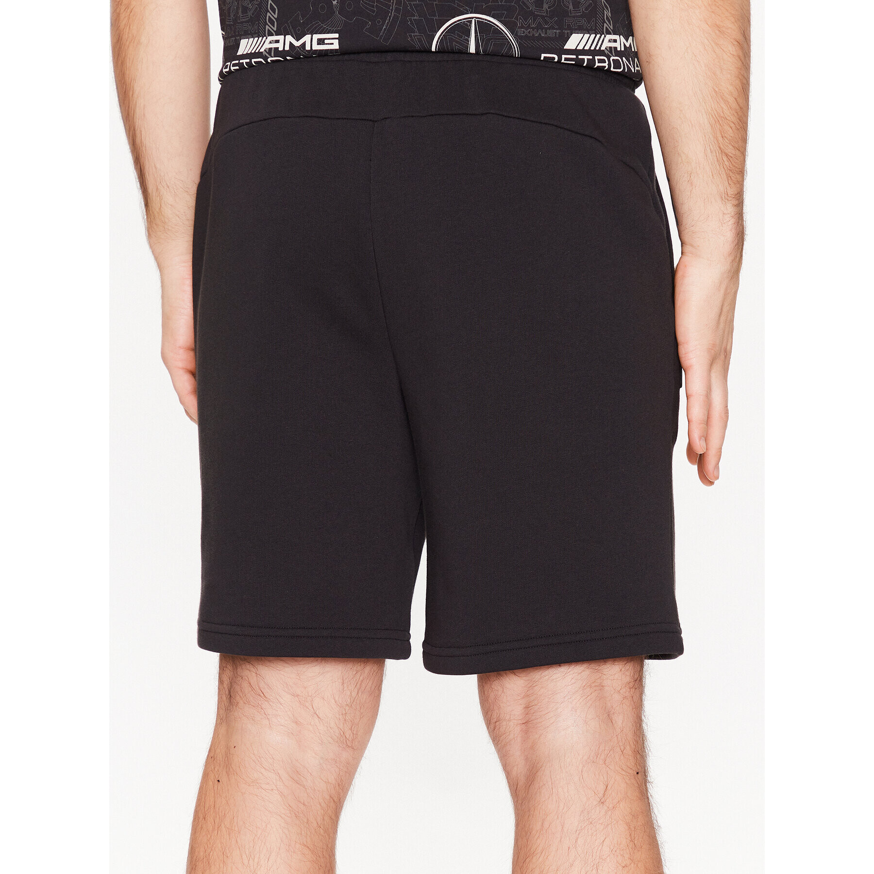 Puma Pantaloni scurți sport Mercedes-Amg Petronas Essentials 533694 Negru Regular Fit - Pled.ro