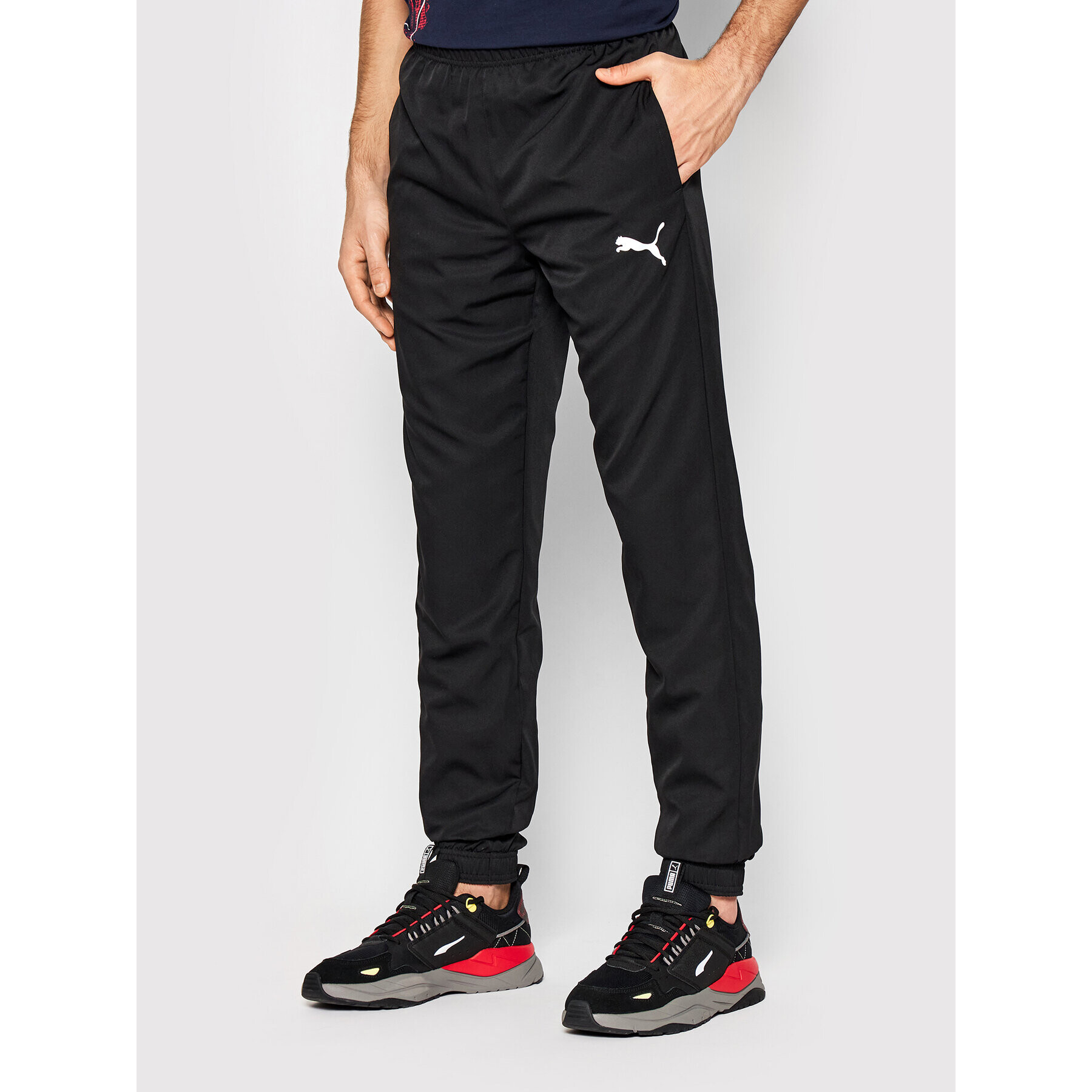 Puma Pantaloni trening Active 586733 Negru Regular Fit - Pled.ro