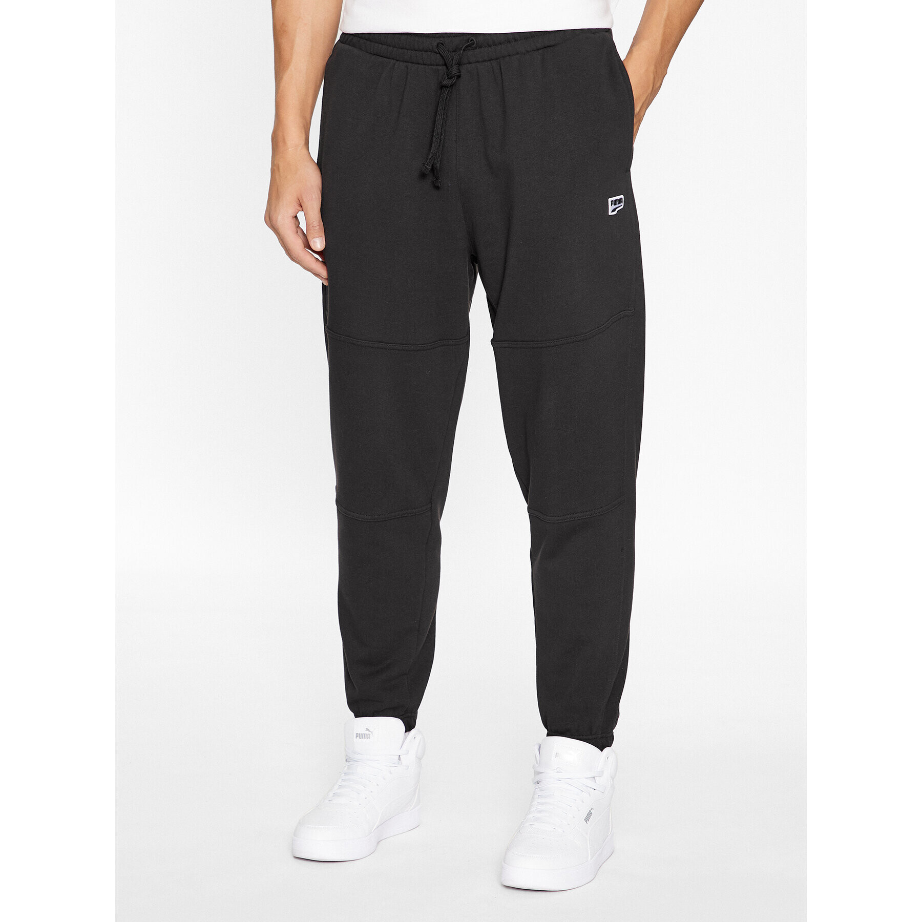 Puma Pantaloni trening Downtown 621287 Negru Regular Fit - Pled.ro